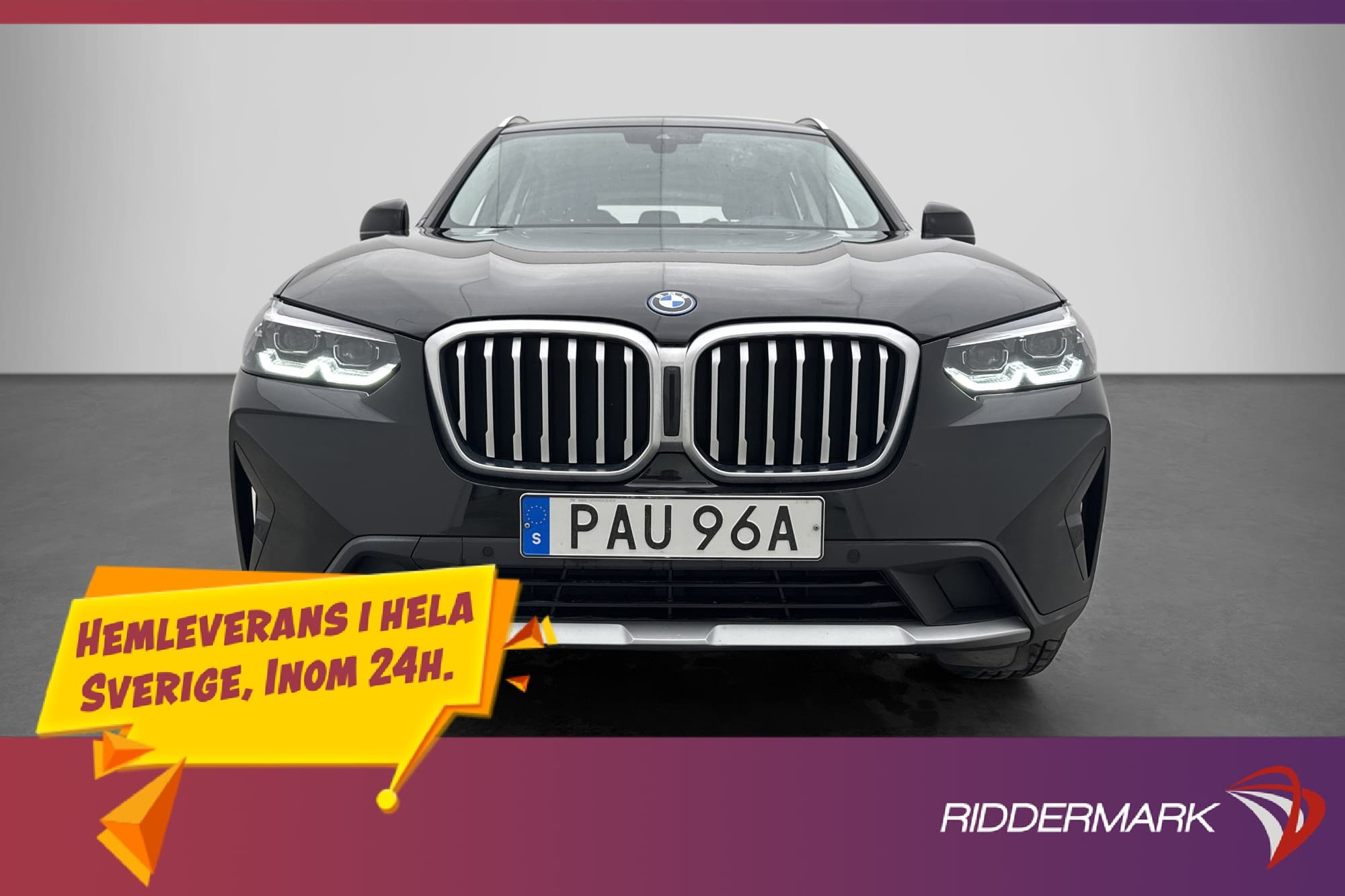 BMW X3 xDrive30e 292hk Kamera HiFi CarPlay Läder Drag