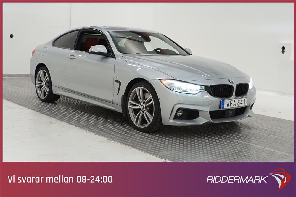 BMW 435d 313hk xDrive M-Sport Skinn Taklucka H/K HUD Naviexteriör