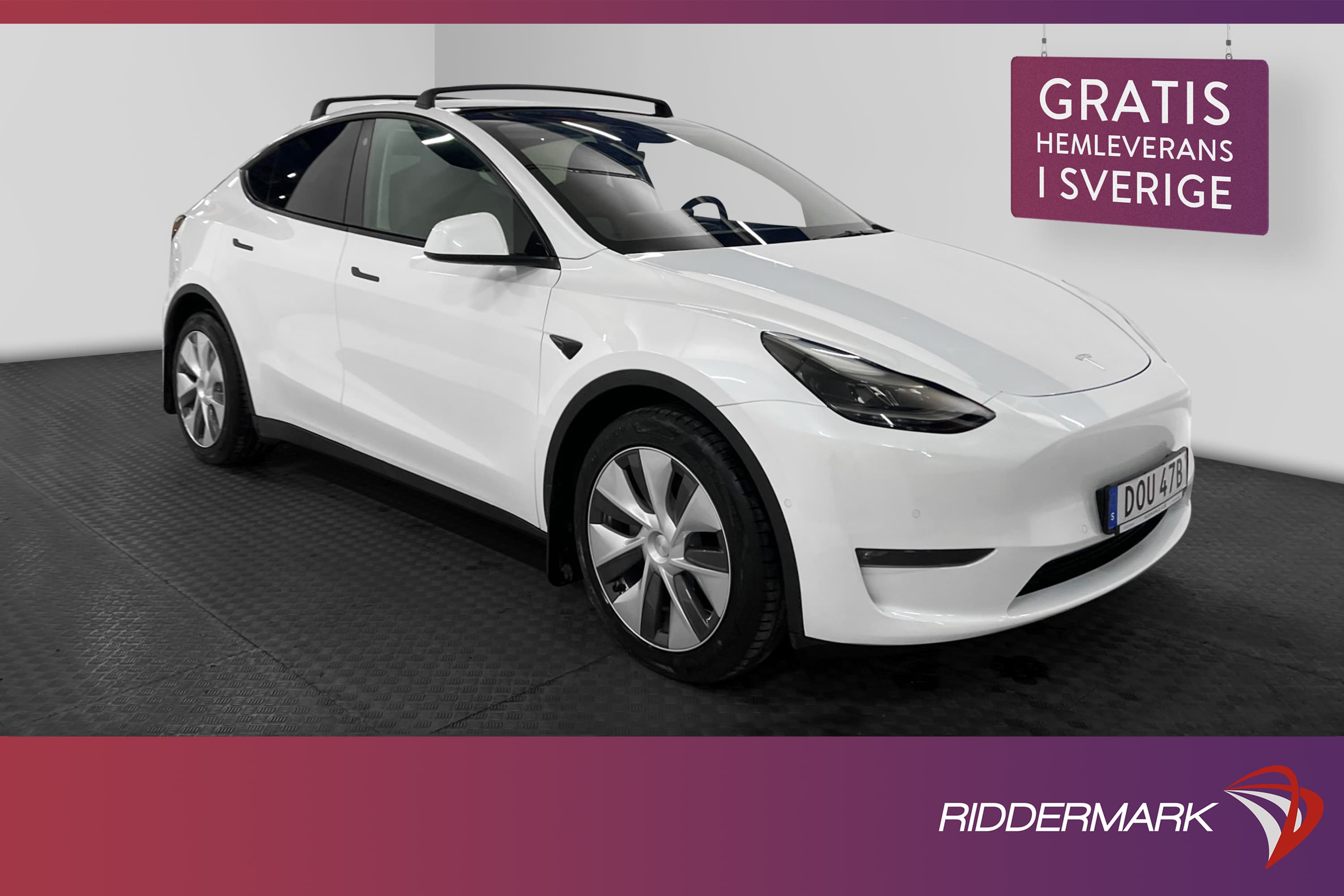 Tesla Model Y Long Range AWD 345hk Pano Autopilot Dragkrok 