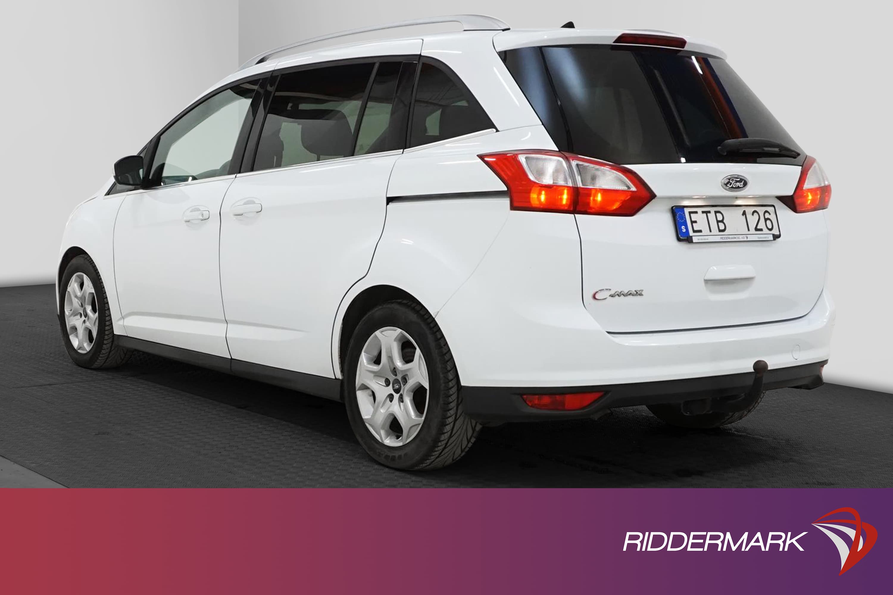 Ford Grand C-Max 95hk 7-sits D-värm Drag Välservad 0,49l/mil