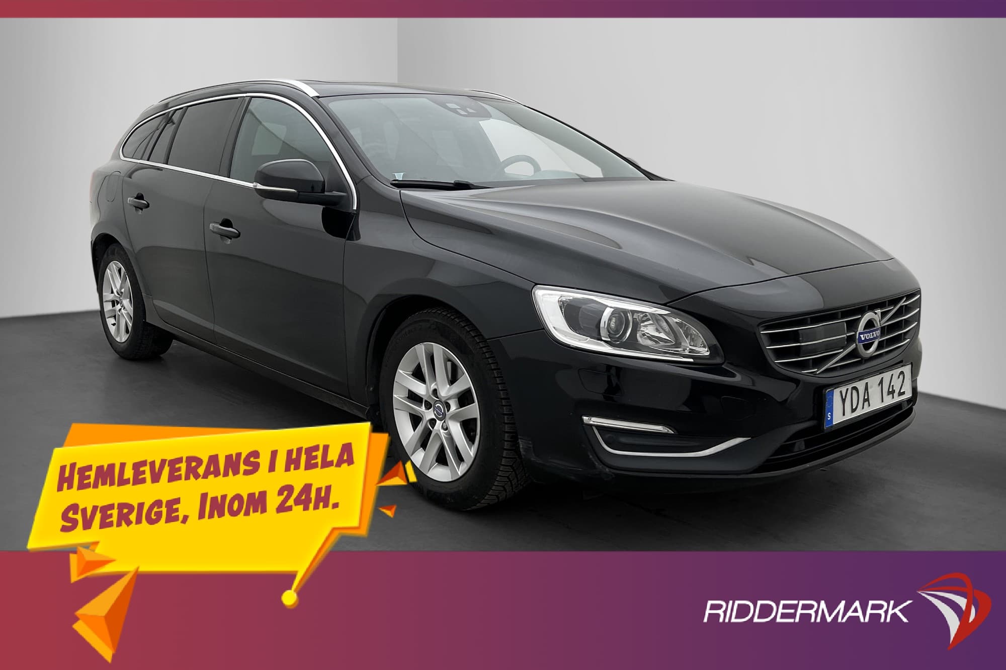 Volvo V60 D4 190hk Summum Värmare Kamera Taklucka VOC Navi