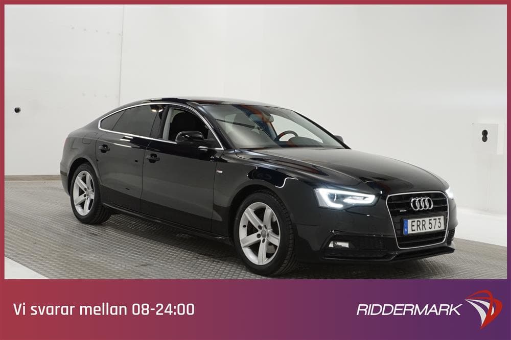 Audi A5 2.0 TDI Sportback Q 190hk Alpine Edit S Line Välserv