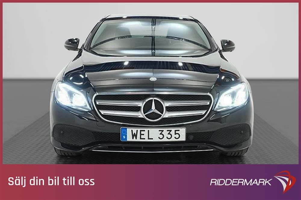 Mercedes-Benz E 220 d 4M 194hk D-värme Burmester 360° Dragexteriör