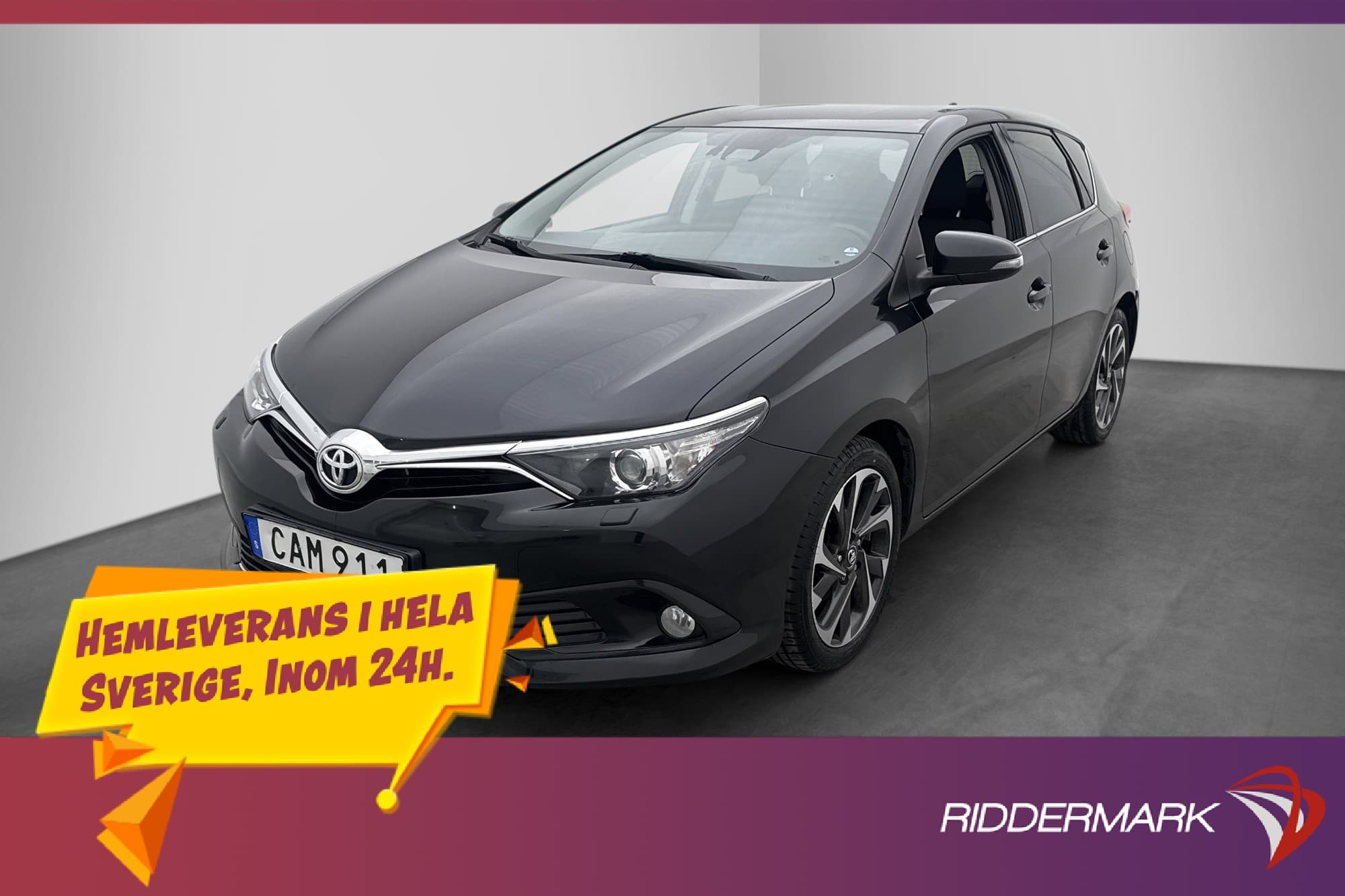 Toyota Auris 5-dörrar 1.6 D Active Plus Kamera Navigation