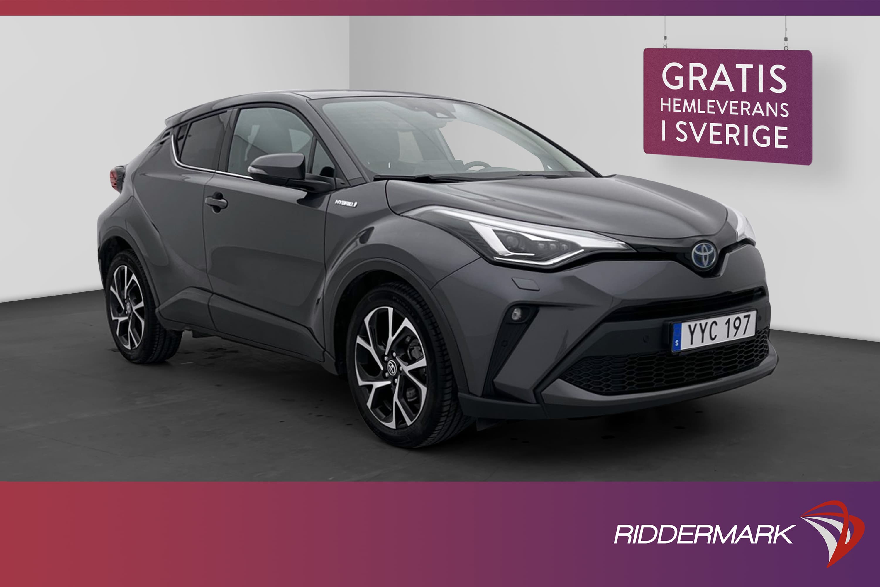 Toyota C-HR Hybrid CVT 122hk