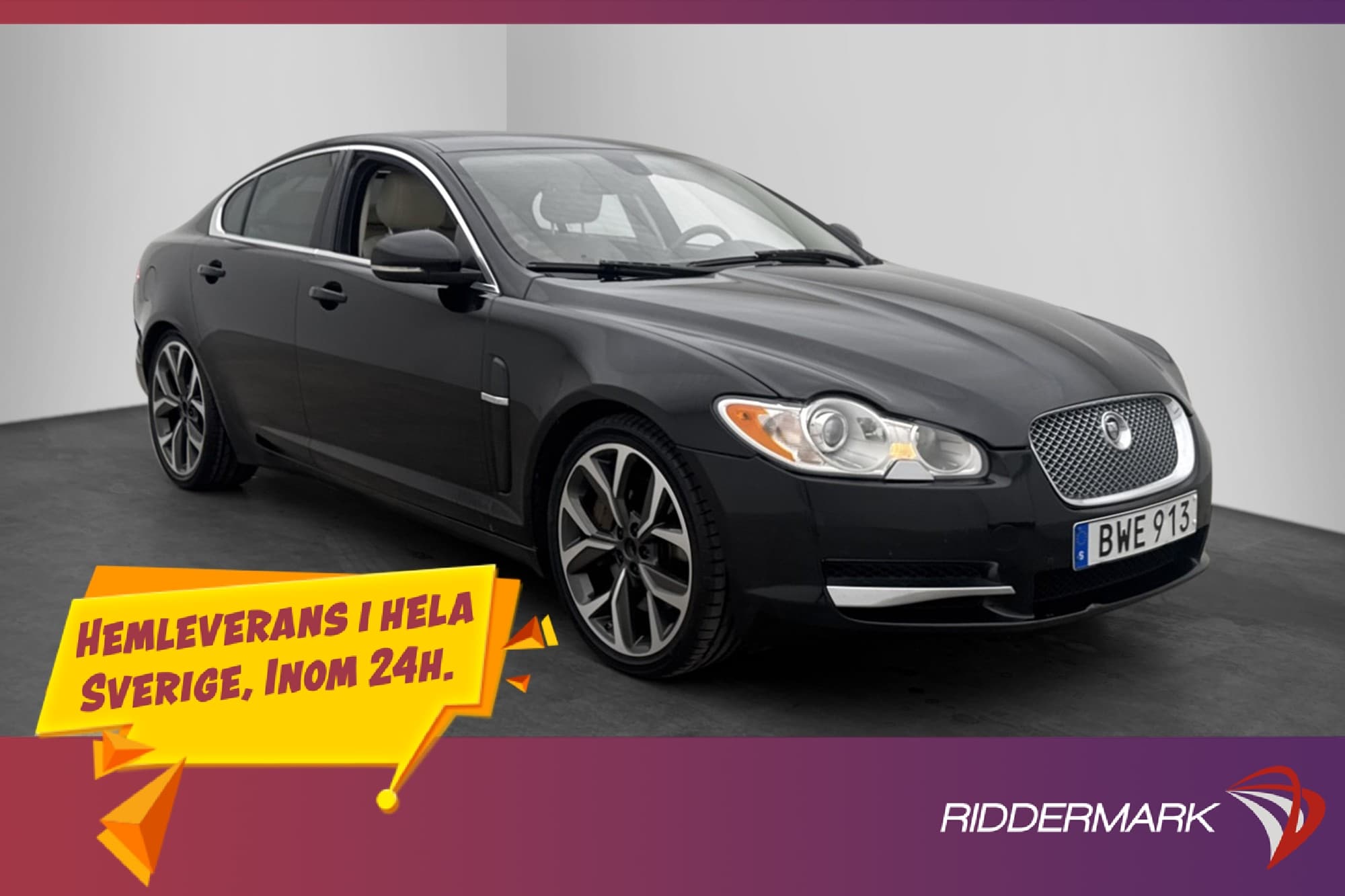 Jaguar XF 3.0 V6 275hk Taklucka B&W Kamera Navi Dragkrok