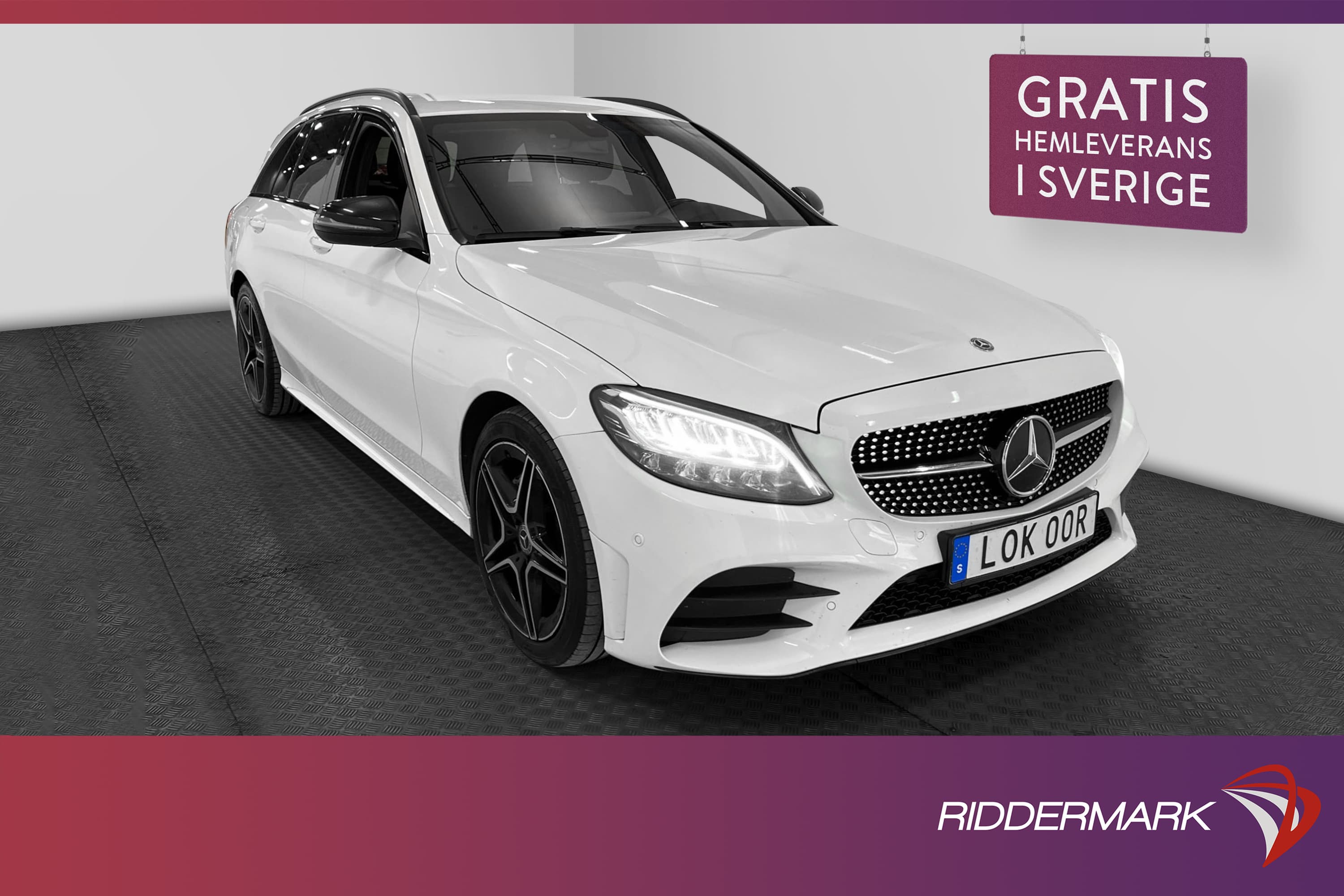 Mercedes-Benz C 200 T d 160hk AMG Skinn Navi Kamera Välserv