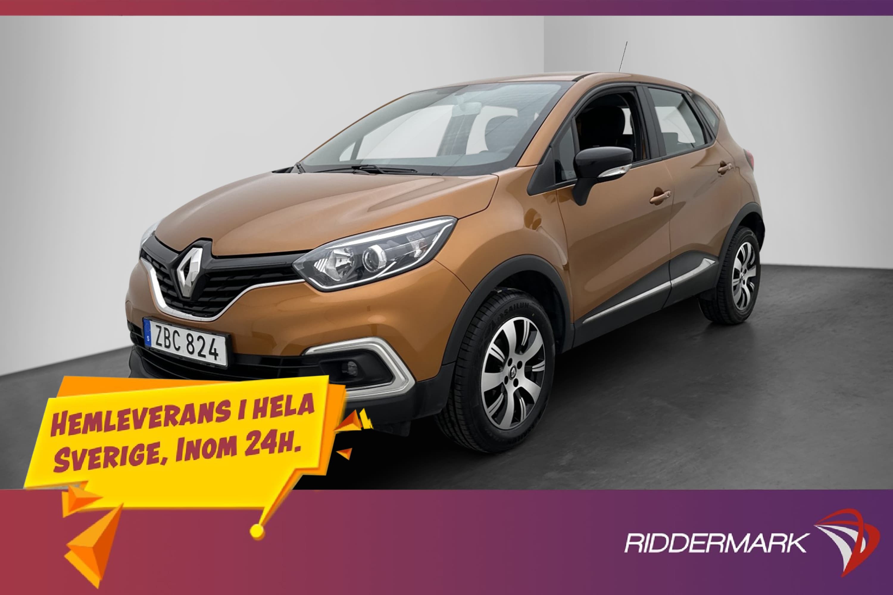 Renault Captur 0.9 TCe 90hk Energy Keyless Navi Farthållare 
