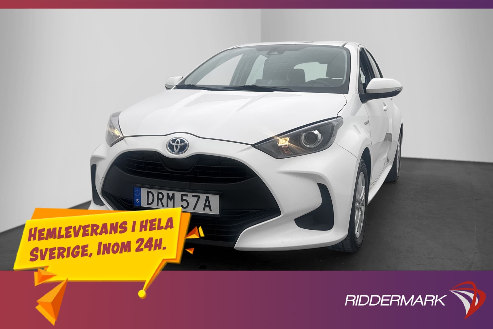 Toyota Yaris Hybrid 116hk Active Kamera Adp-Farthållare MOMS