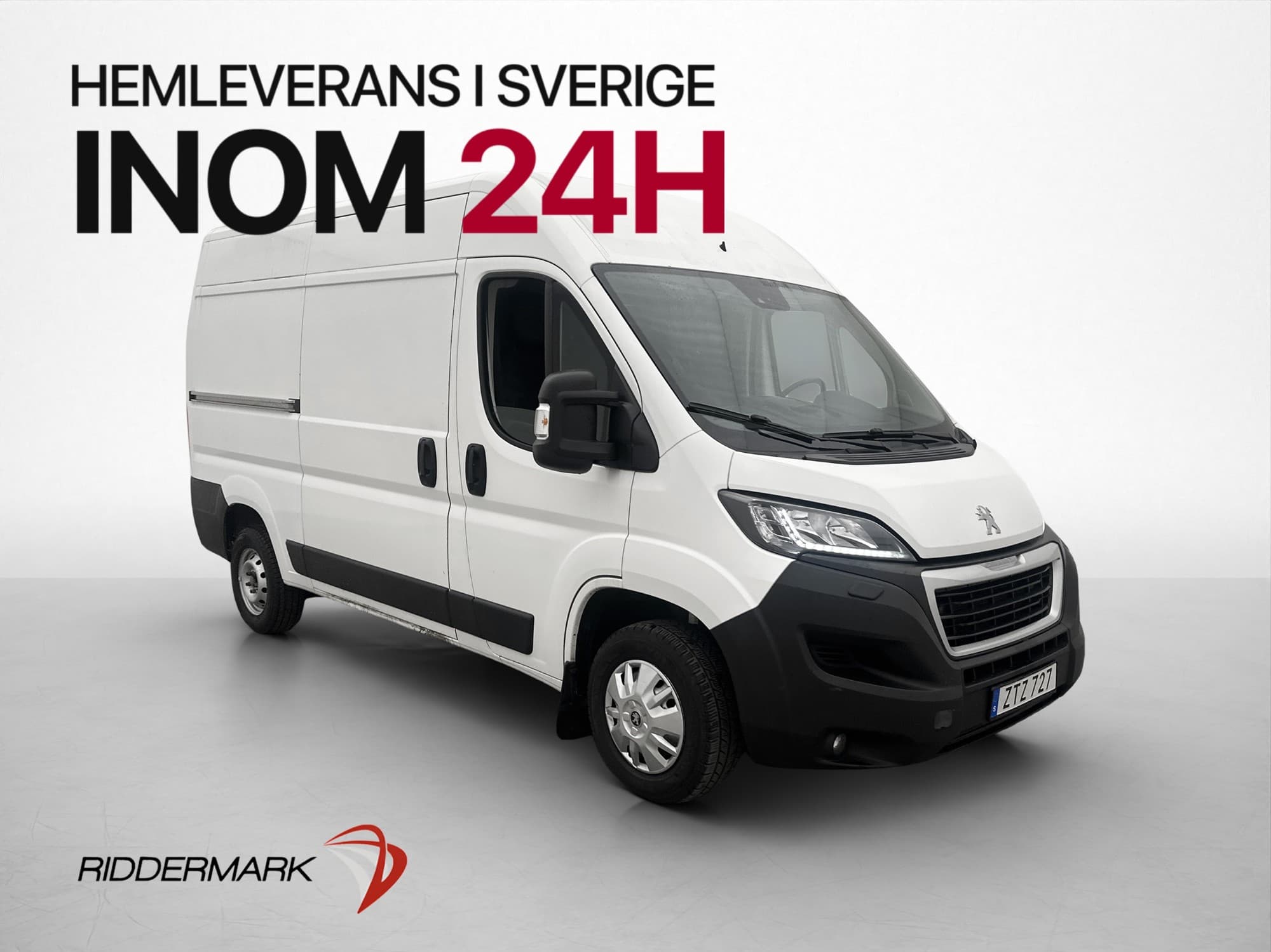 Peugeot Boxer L2H2 140hk Värmare 3-Sits B-Kamera Moms 1-ÄGAR
