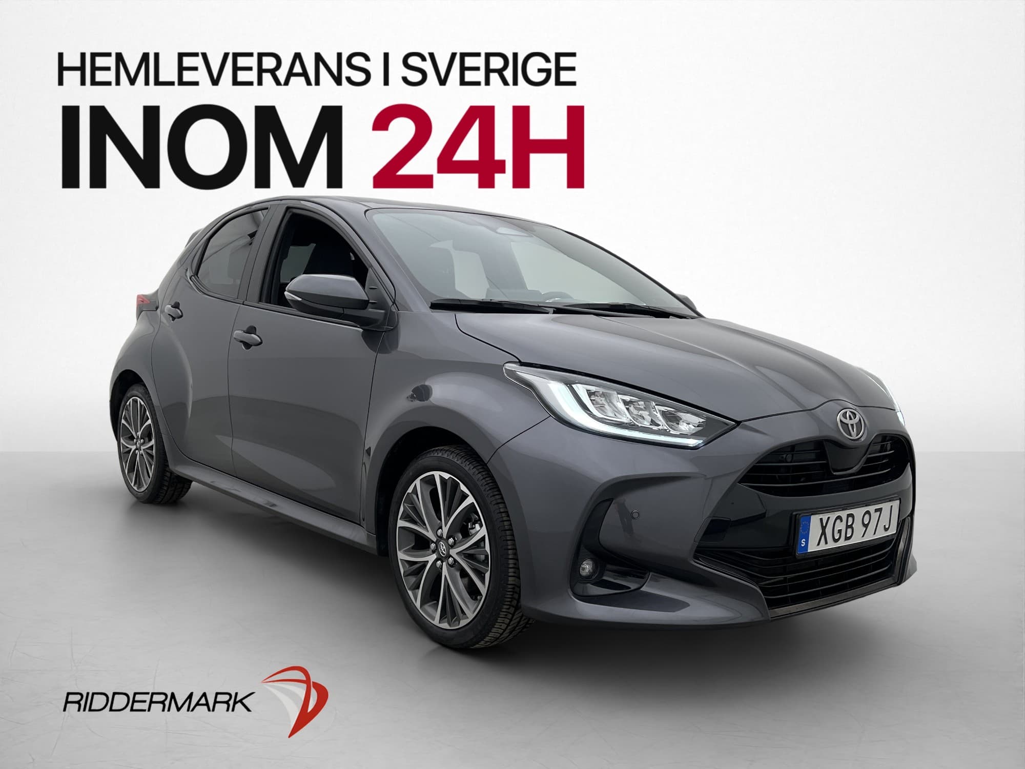 Toyota Yaris Hybrid 130hk Style JBL HUD Kamera Rattvärme GPS