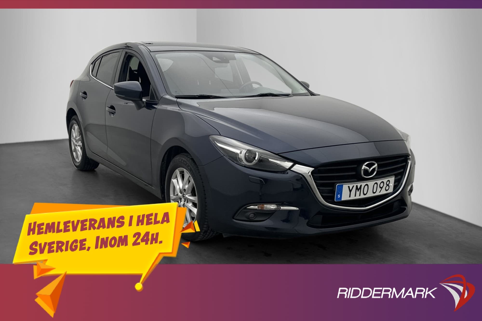 Mazda 3 Sport 2.0 SKYACTIVE-G  120hk Navi Rattvärme Keyless