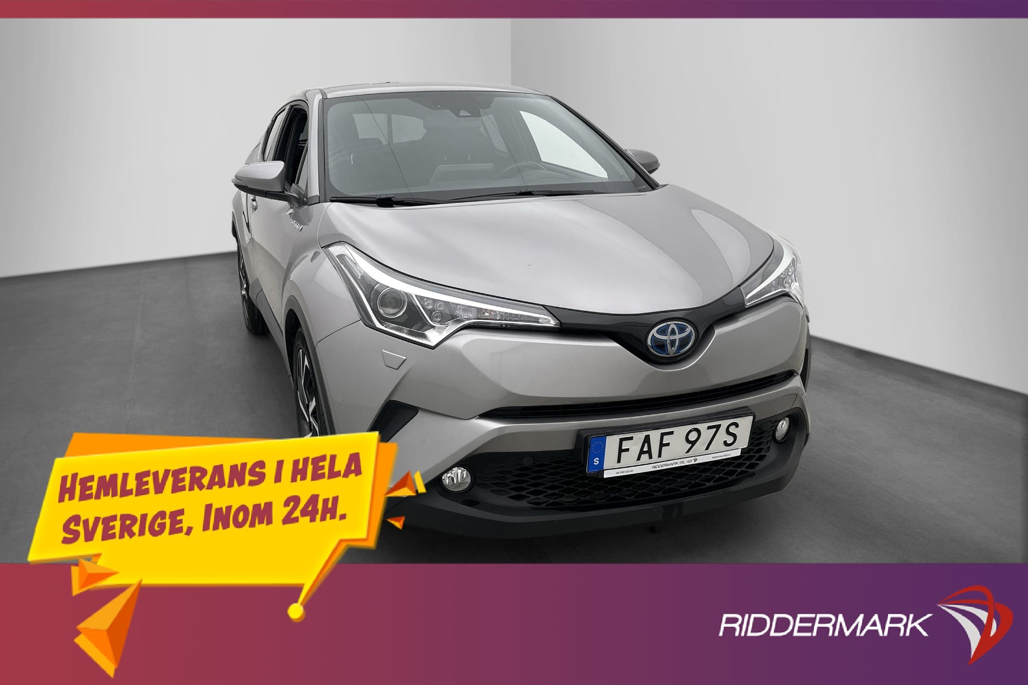 Toyota C-HR Hybrid 122hk X-Edition Kamera Rattvärme Adp-Fart