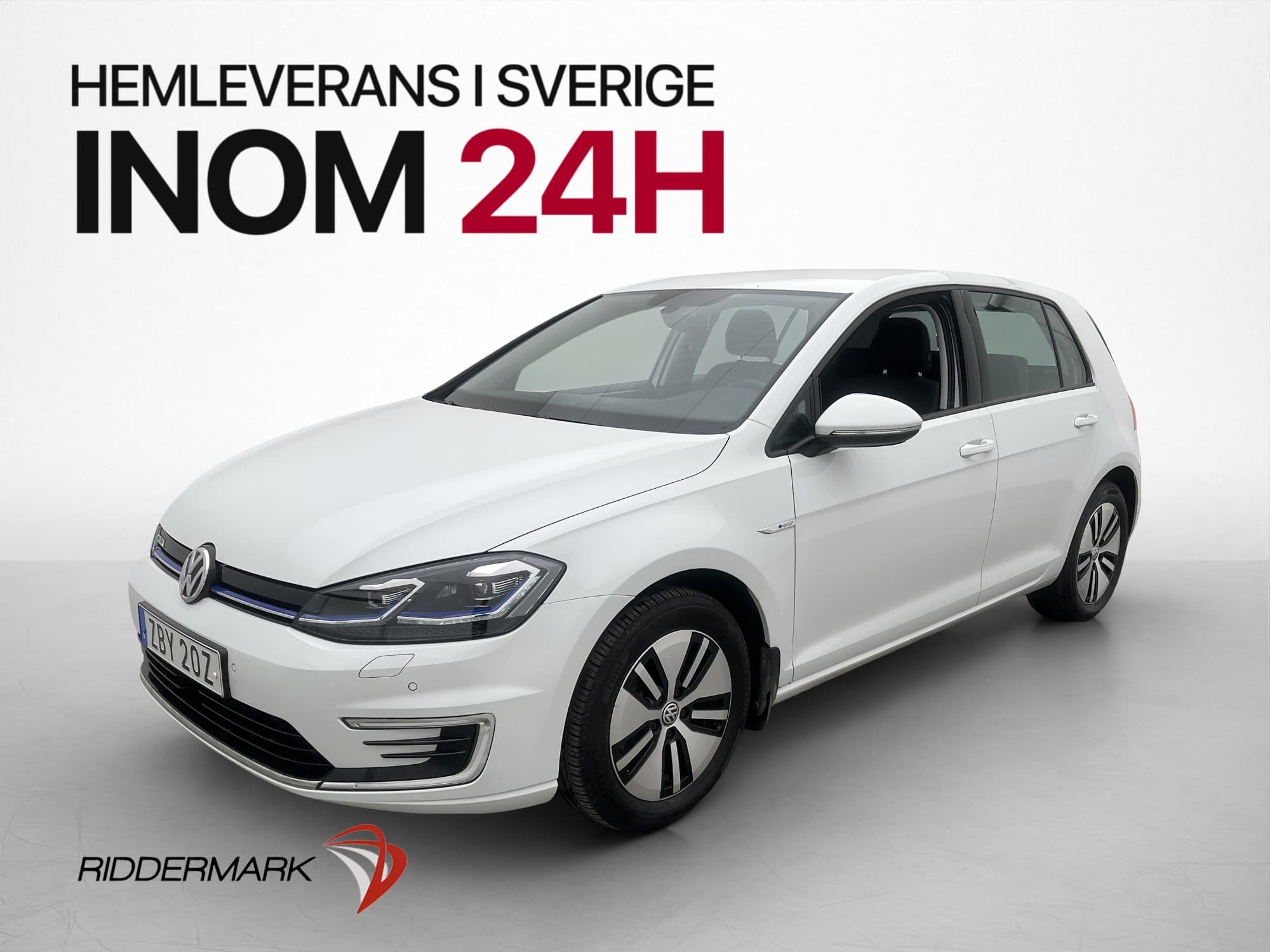 Volkswagen E-Golf Active Info Cockpit CarPlay Batteritestad