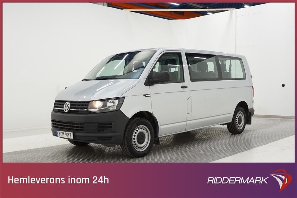 Volkswagen Transporter 2.0 TDI 150hk 9-sits Lång PDC exteriör