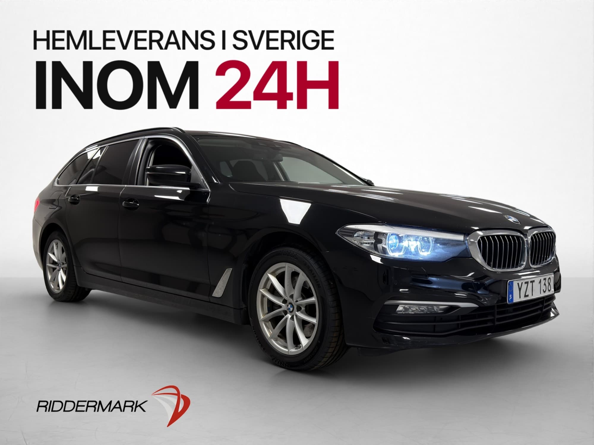 BMW 520d 190hk xDrive Kamera Rattvärme Sensorer Navi