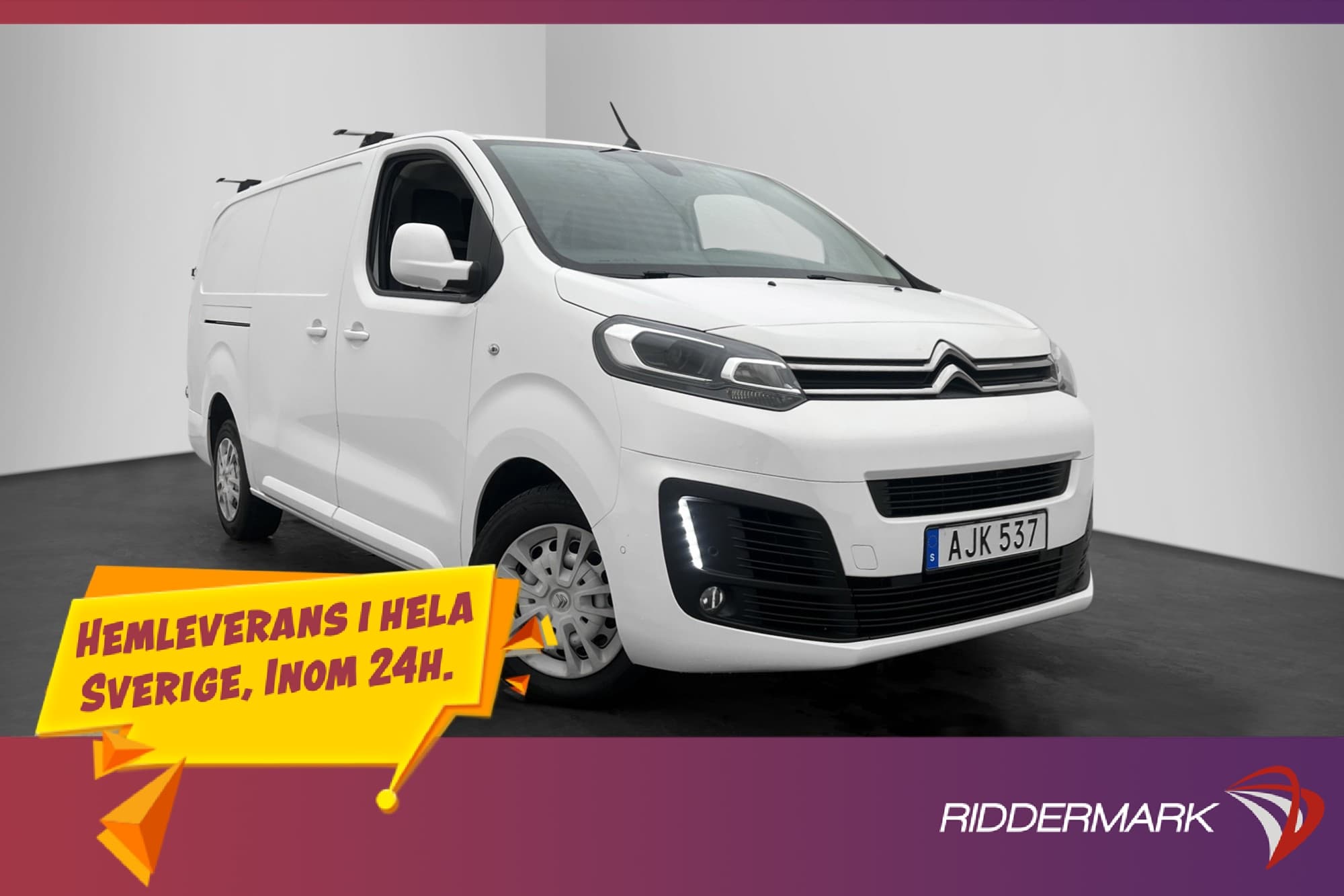 Citroën Jumpy L3 177hk Värmare Dragkrok Kamera CARPLAY MOMS