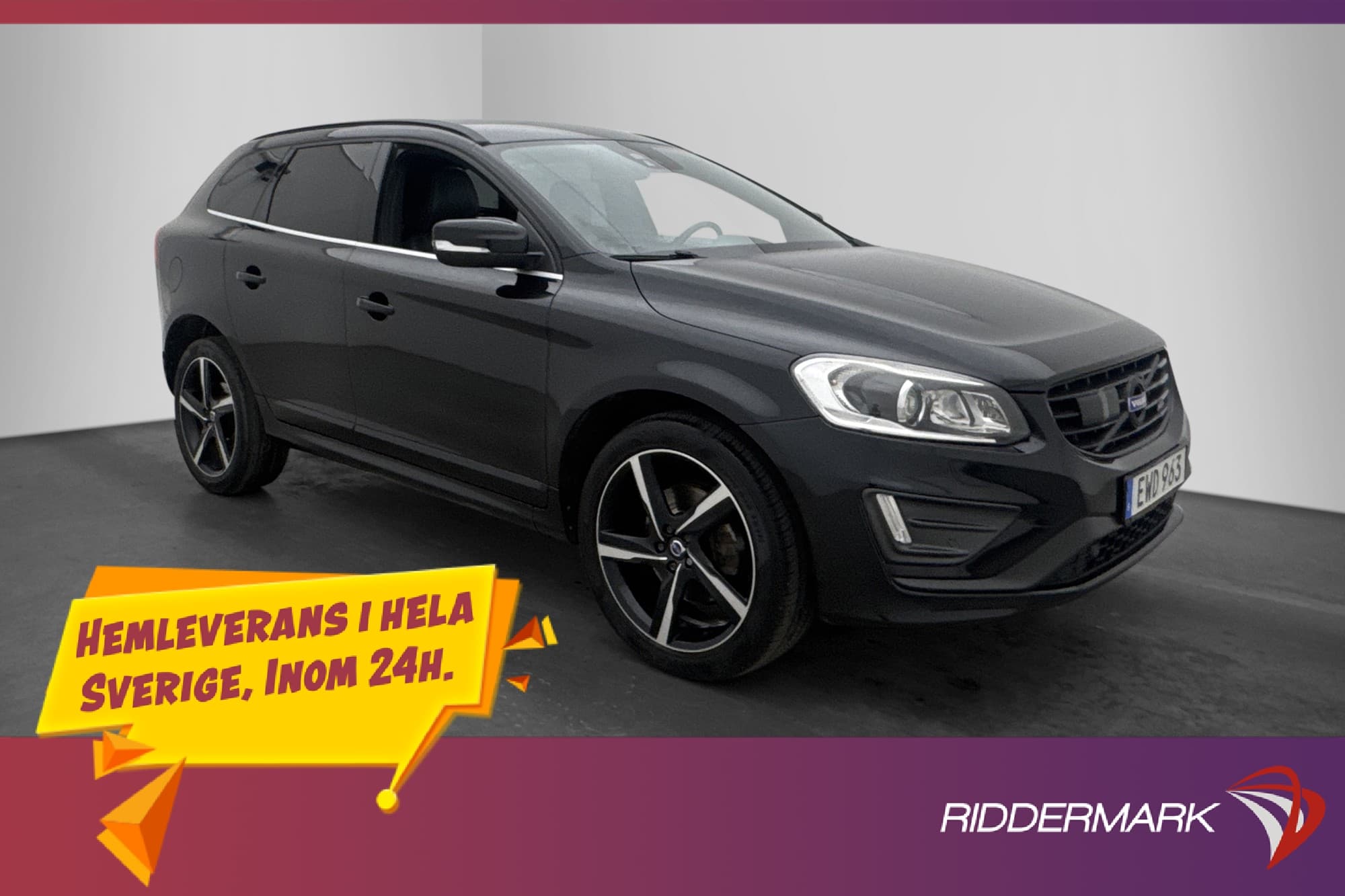 Volvo XC60 D5 AWD 215hk R Design Värmare BLIS P Sensorer