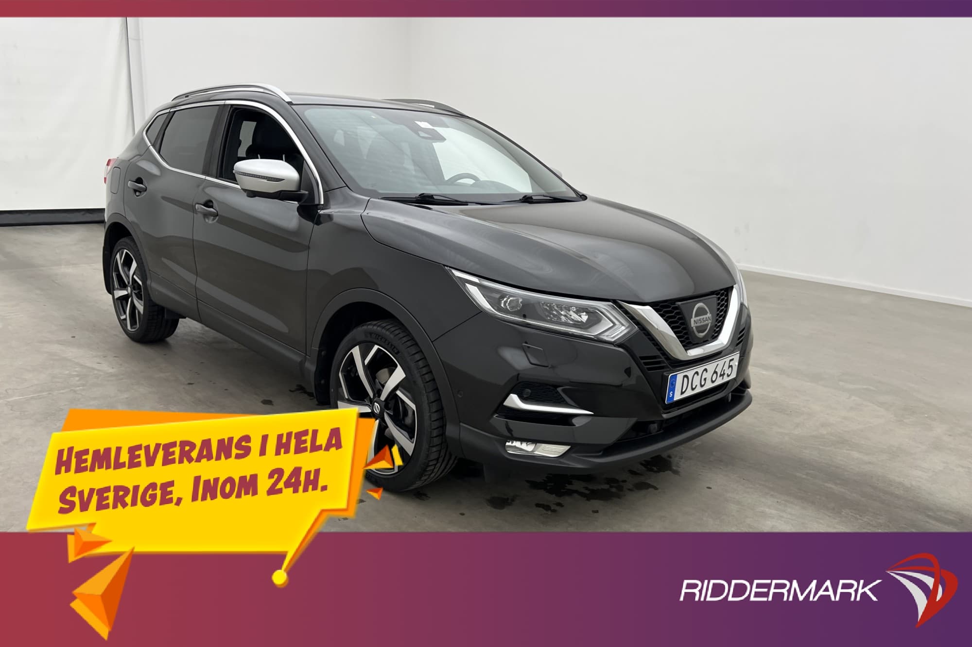 Nissan Qashqai 115hk Tekna + Pano BOSE 360° Navi Skinn Drag