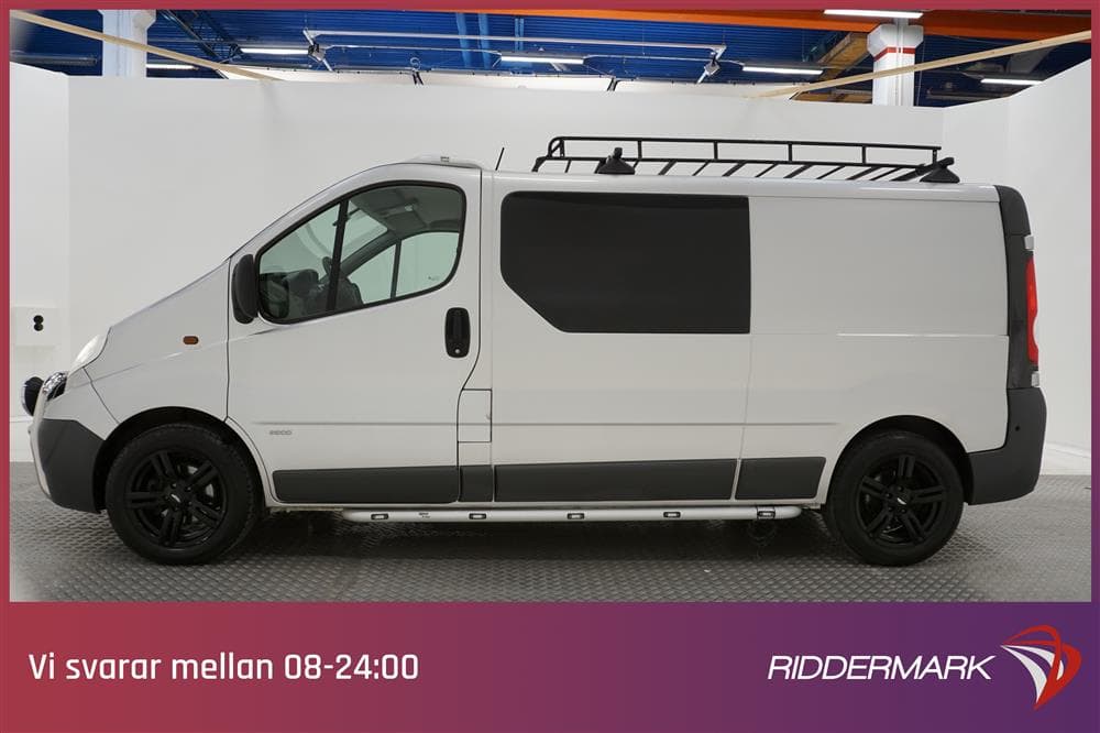 Opel Vivaro CrewCab 2.0CDTI 114hk L2 6sits Värmare Nyservad