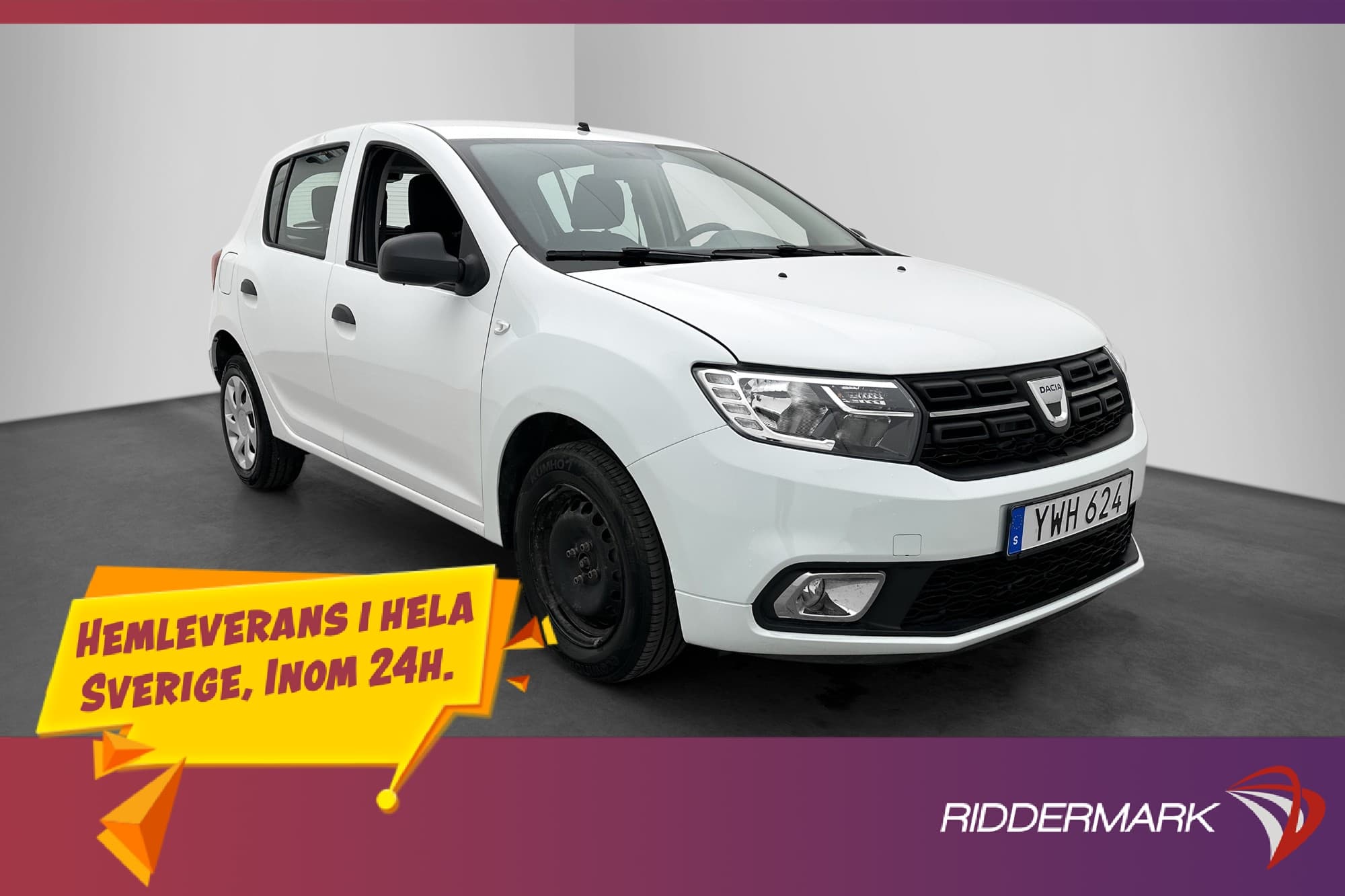 Dacia Sandero 90hk 0.9 TCe 2 Brukare 0,49L/mil 360kr Skatt