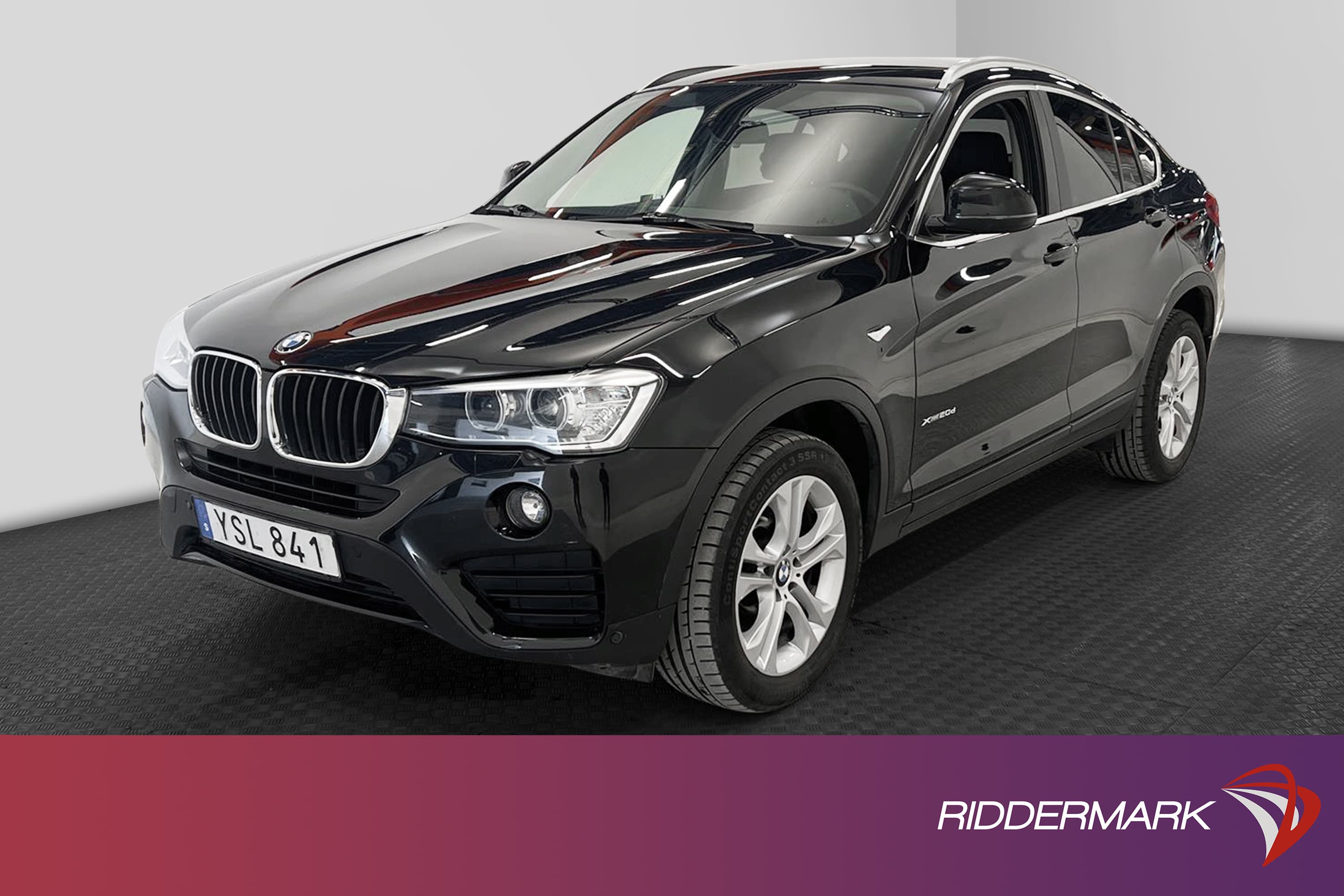 BMW X4 xDrive20d 190hk Navi Hifi Drag P-Sensor 0,52L/mil