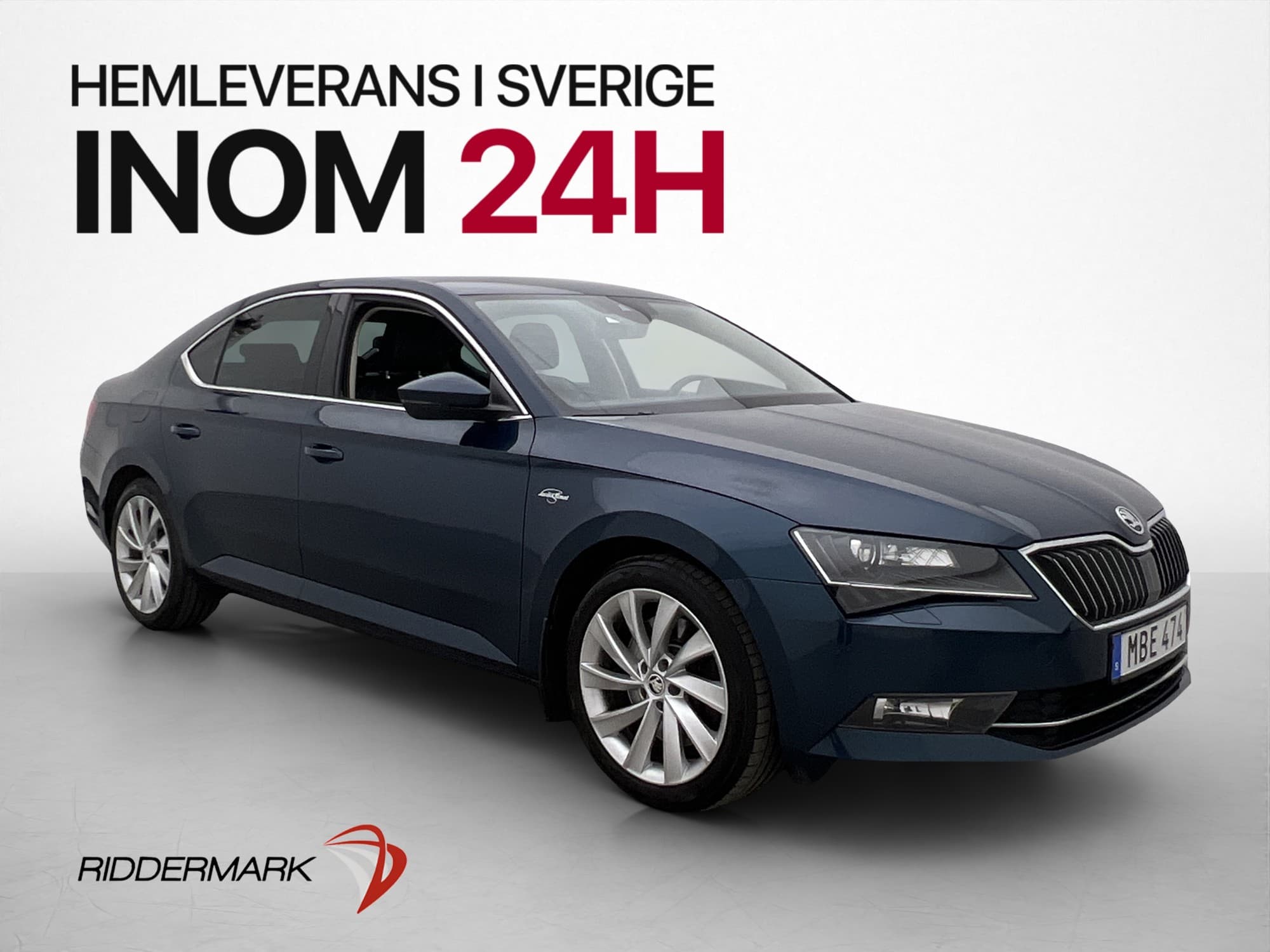 Skoda Superb 4x4 280hk L&K Drag Värmare Skinn Canton Kamera