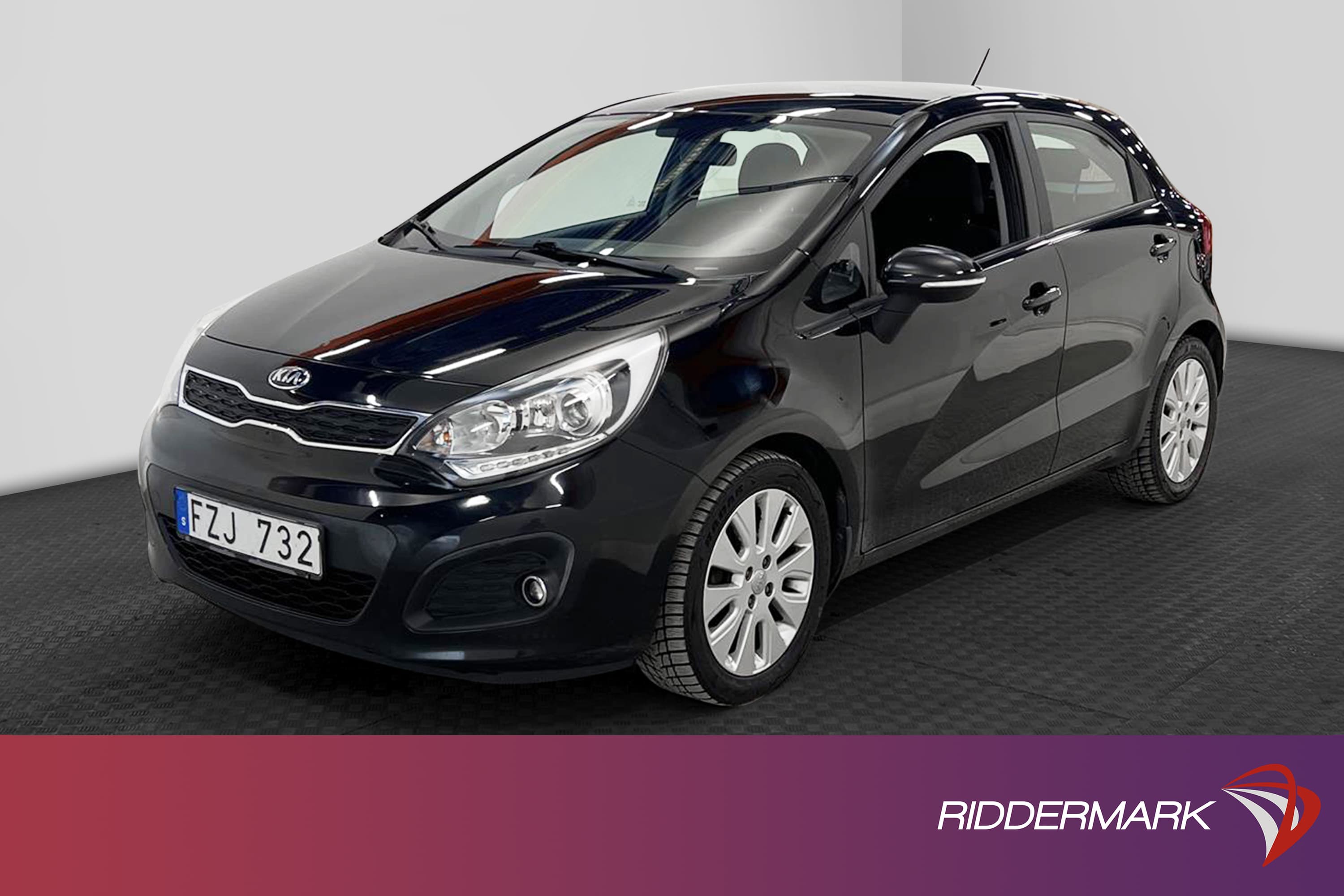 Kia Rio 5-dörrar 1.2 CVVT 86hk GLS Rattvärme Välserv En-Bruk
