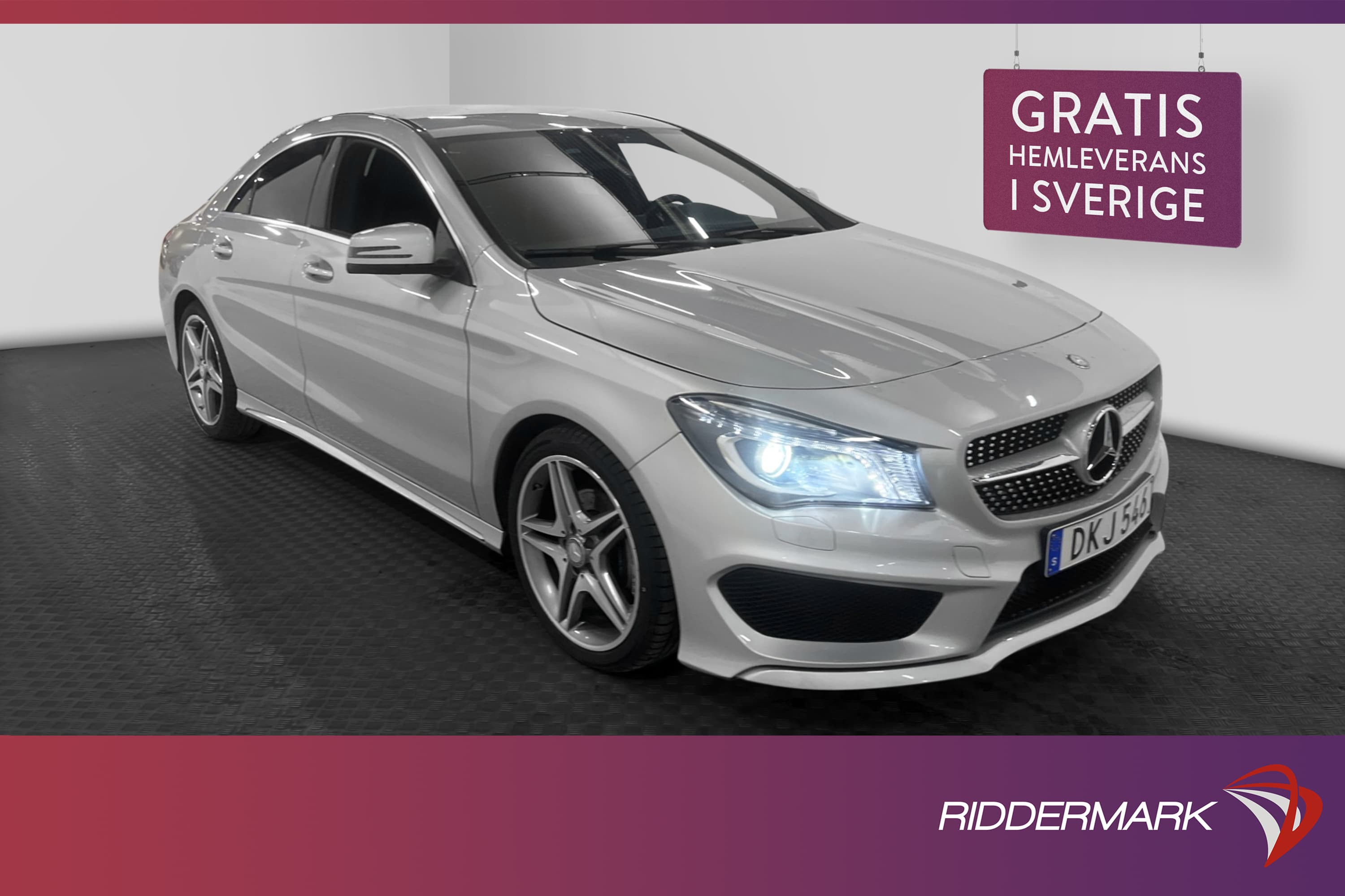 Mercedes-Benz CLA Coupe 200 156hk AMG Kamera Diamantgrill