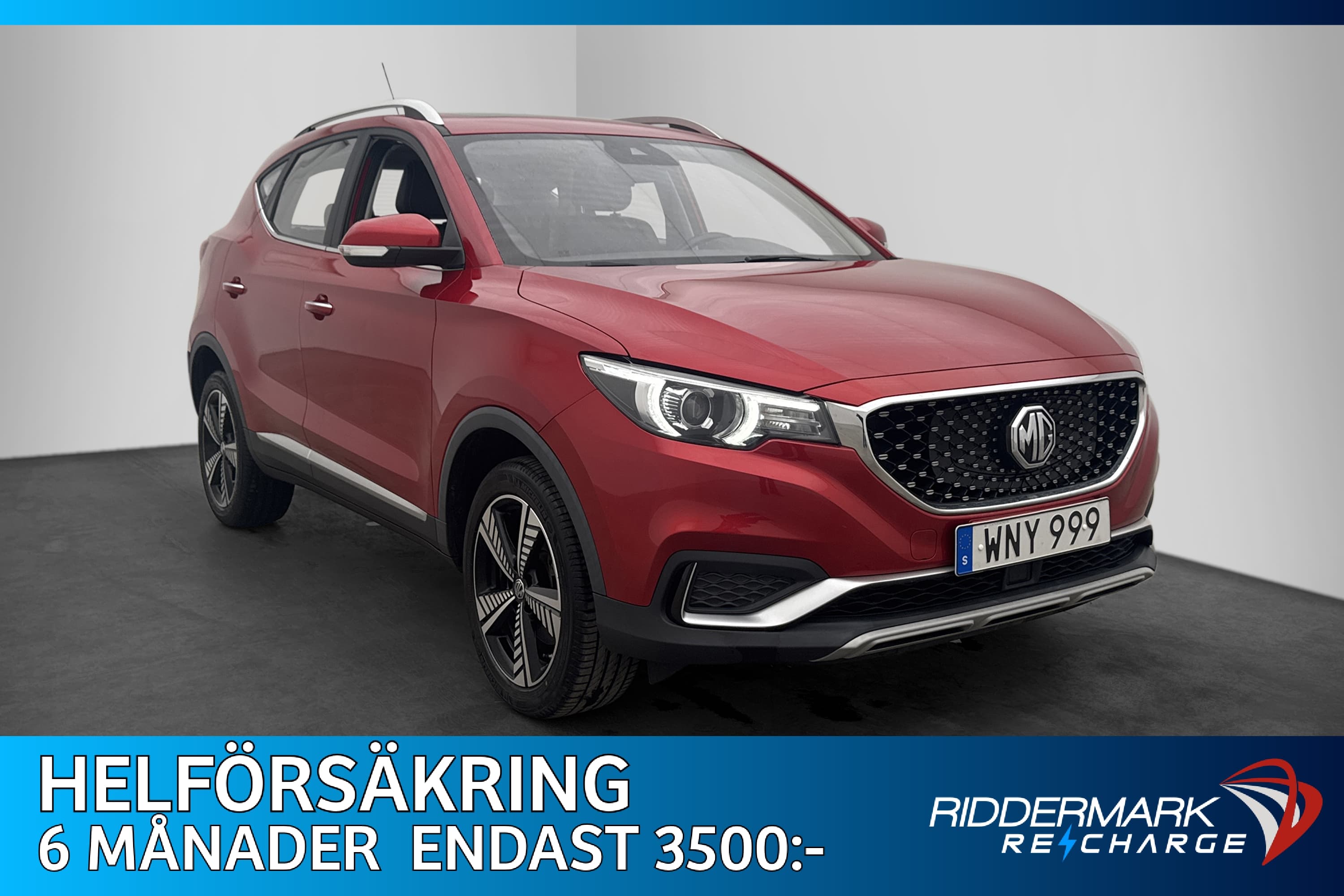 MG ZS EV 45 kWh Luxury Pano Kamera Skinn Navi