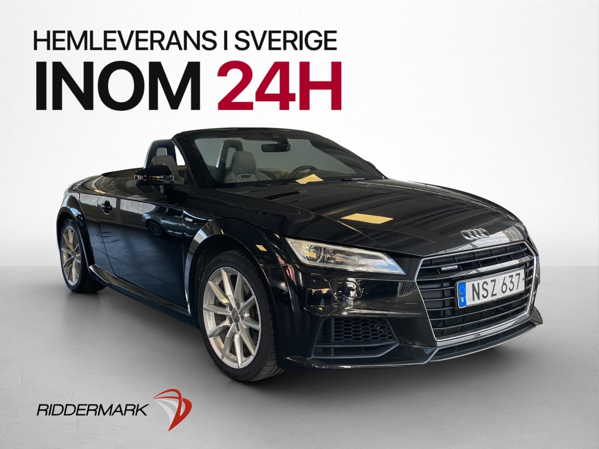Audi TT Roadster Quattro 230hk S Line Cockpit Navi Sensorer
