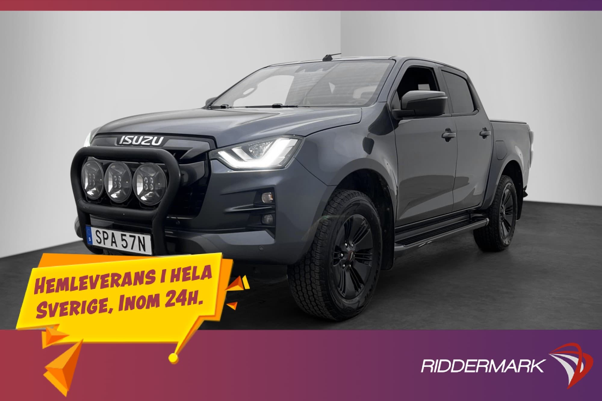 Isuzu D-Max XRX 1.9 CNG 4WD Värmare Drag Skinn CARPLAY MOMS