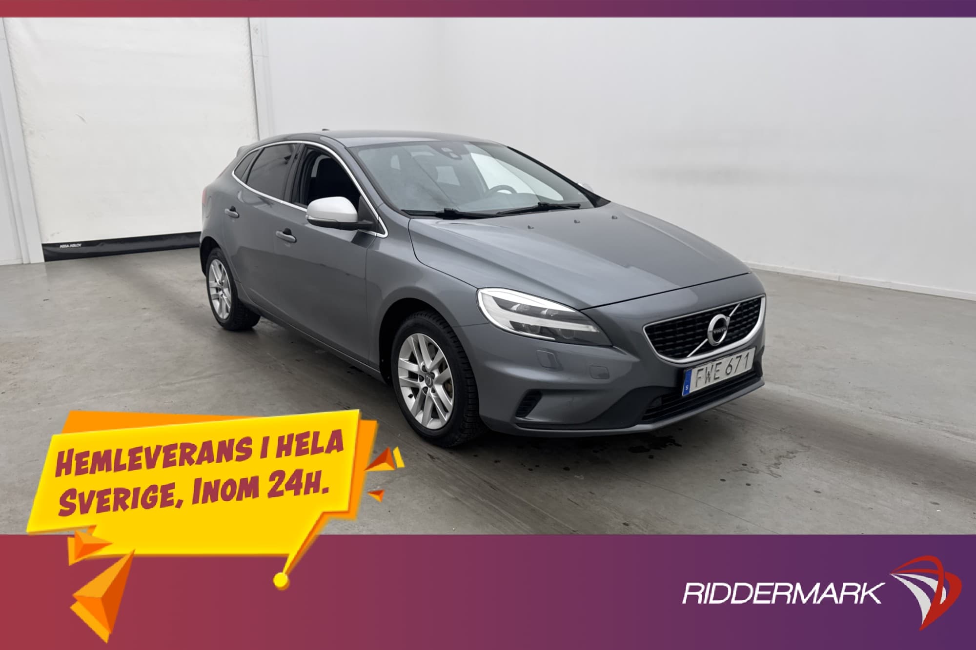 Volvo V40 D3 150hk R-Design VOC Värm Drag P-Sensorer Navi