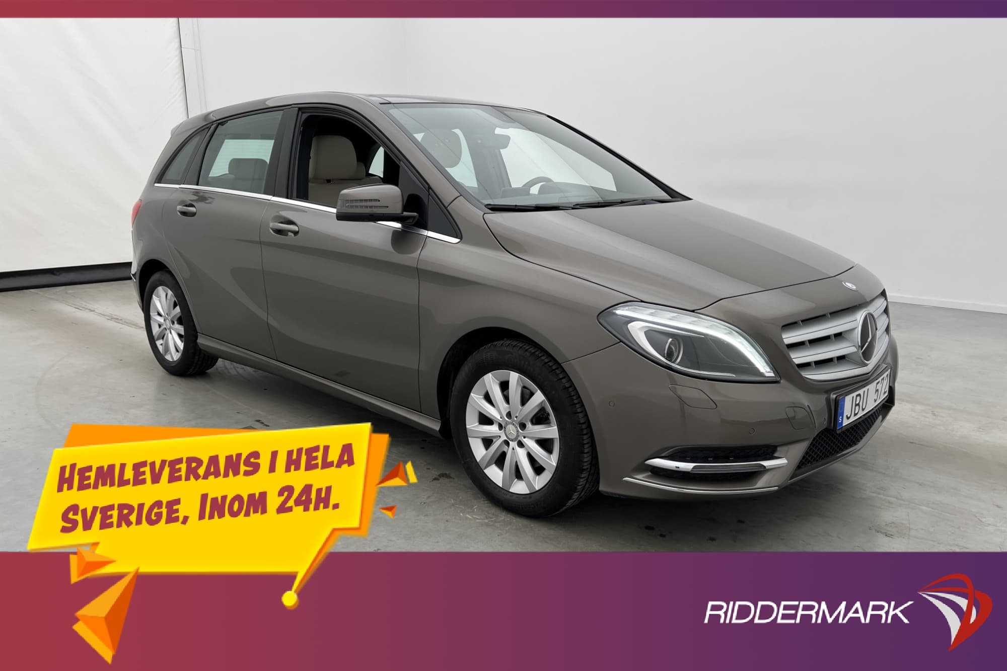 Mercedes-Benz B 200 156hk Pano Läder Kamera Navi P-Sensorer