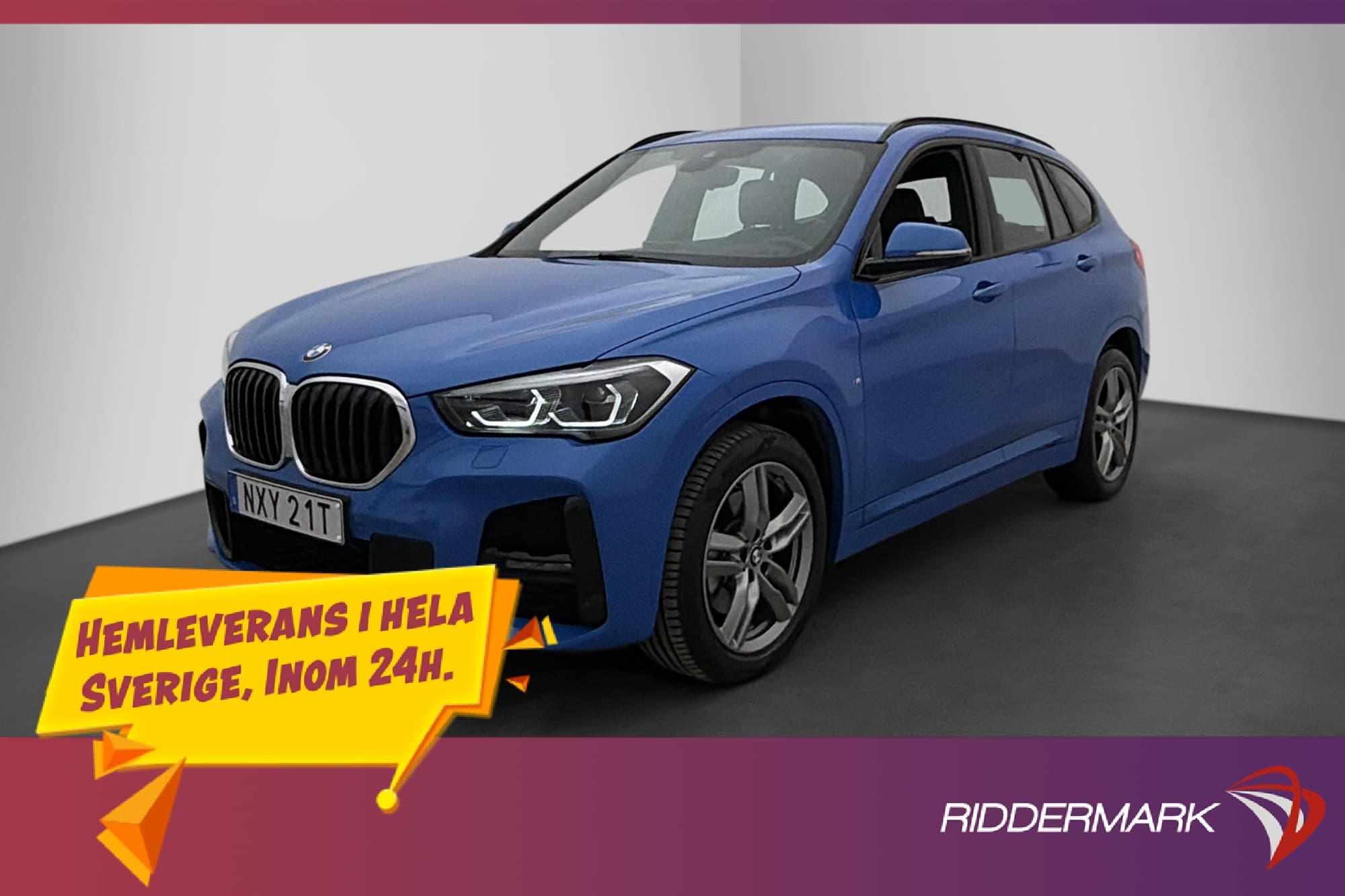 BMW X1 xDrive20d M Sport HUD Kamera Navi Halvskinn Ambient
