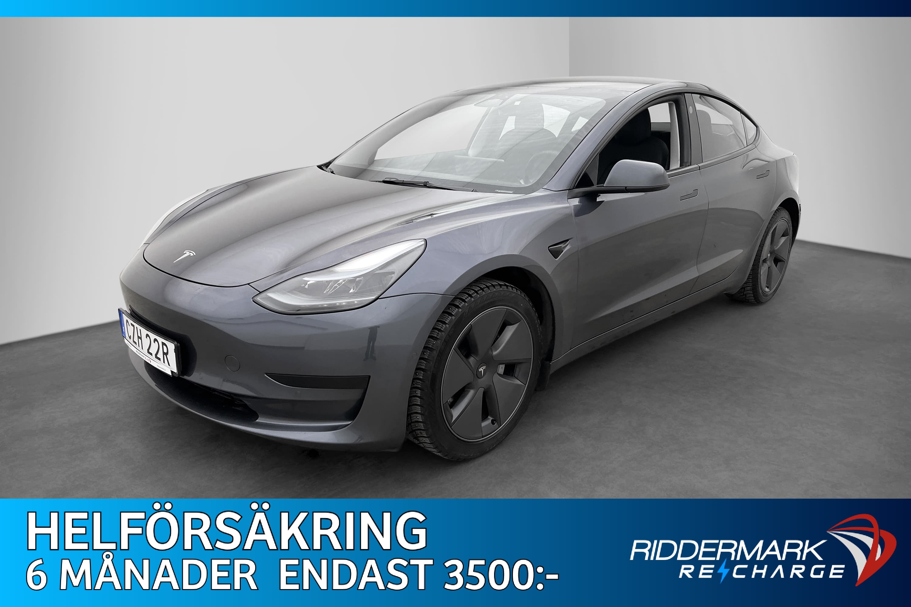 Tesla Model 3 Standard Range Autopilot Rattvärm Sv.Såld MOMS