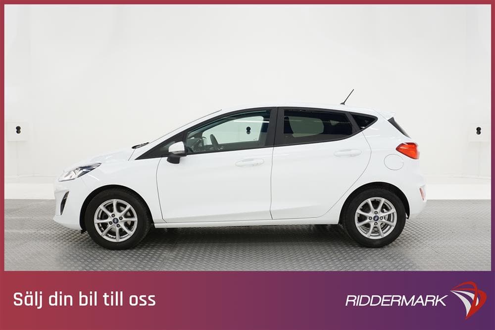 Ford Fiesta 1.0T EcoBoost 100hk Sensorer Carplay 0,52l/milexteriör