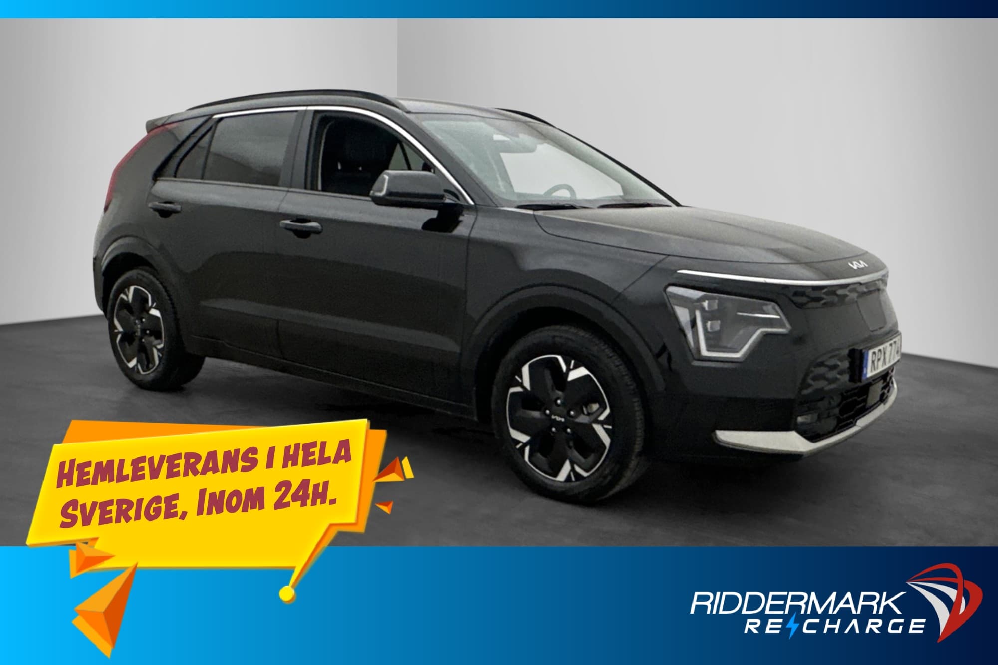 Kia Niro EV Advance H/K Skinn Värmepump Kamera Navi MOMS