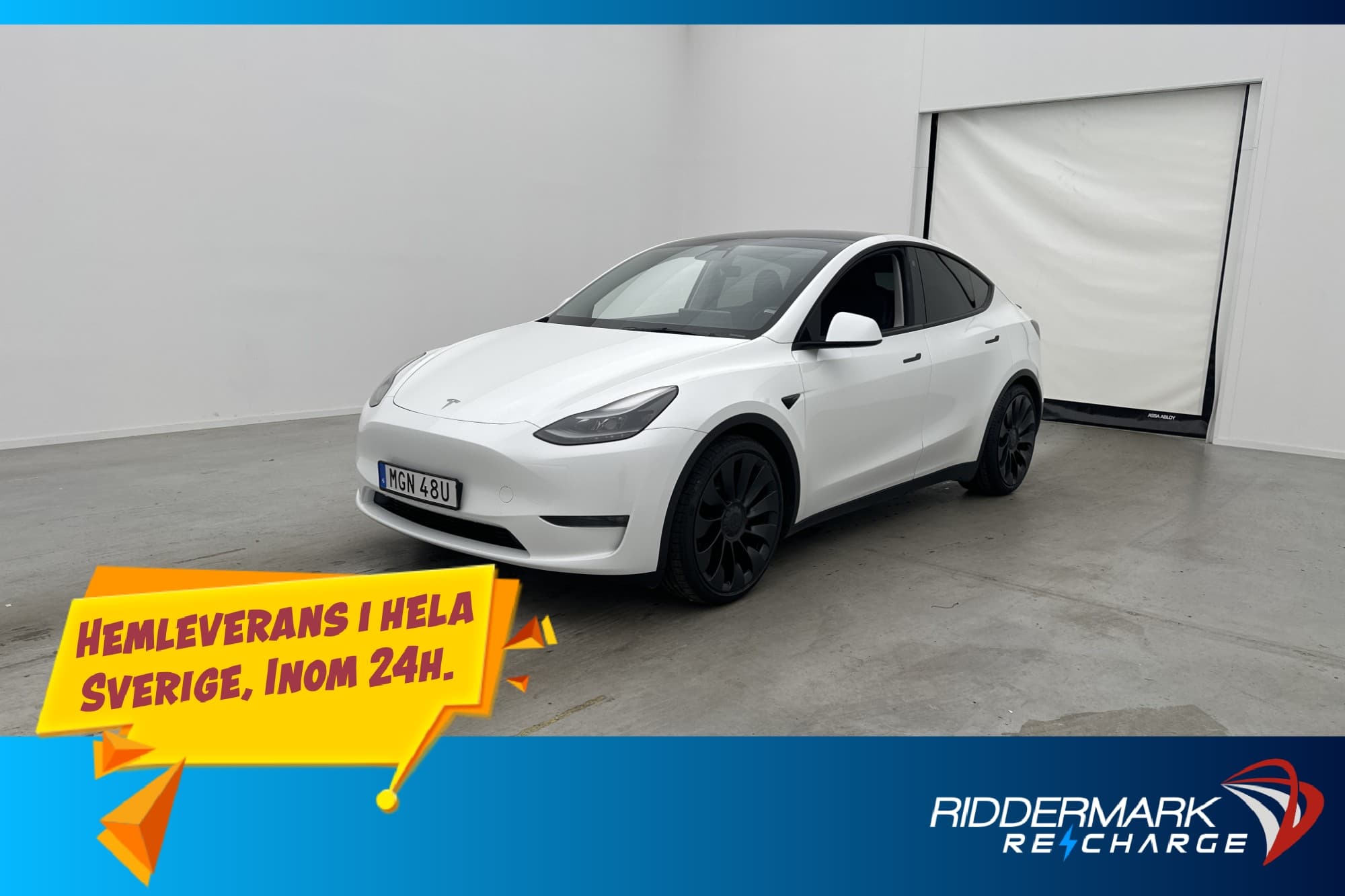 Tesla Model Y Performance AWD Autopilot Svensksåld MOMS