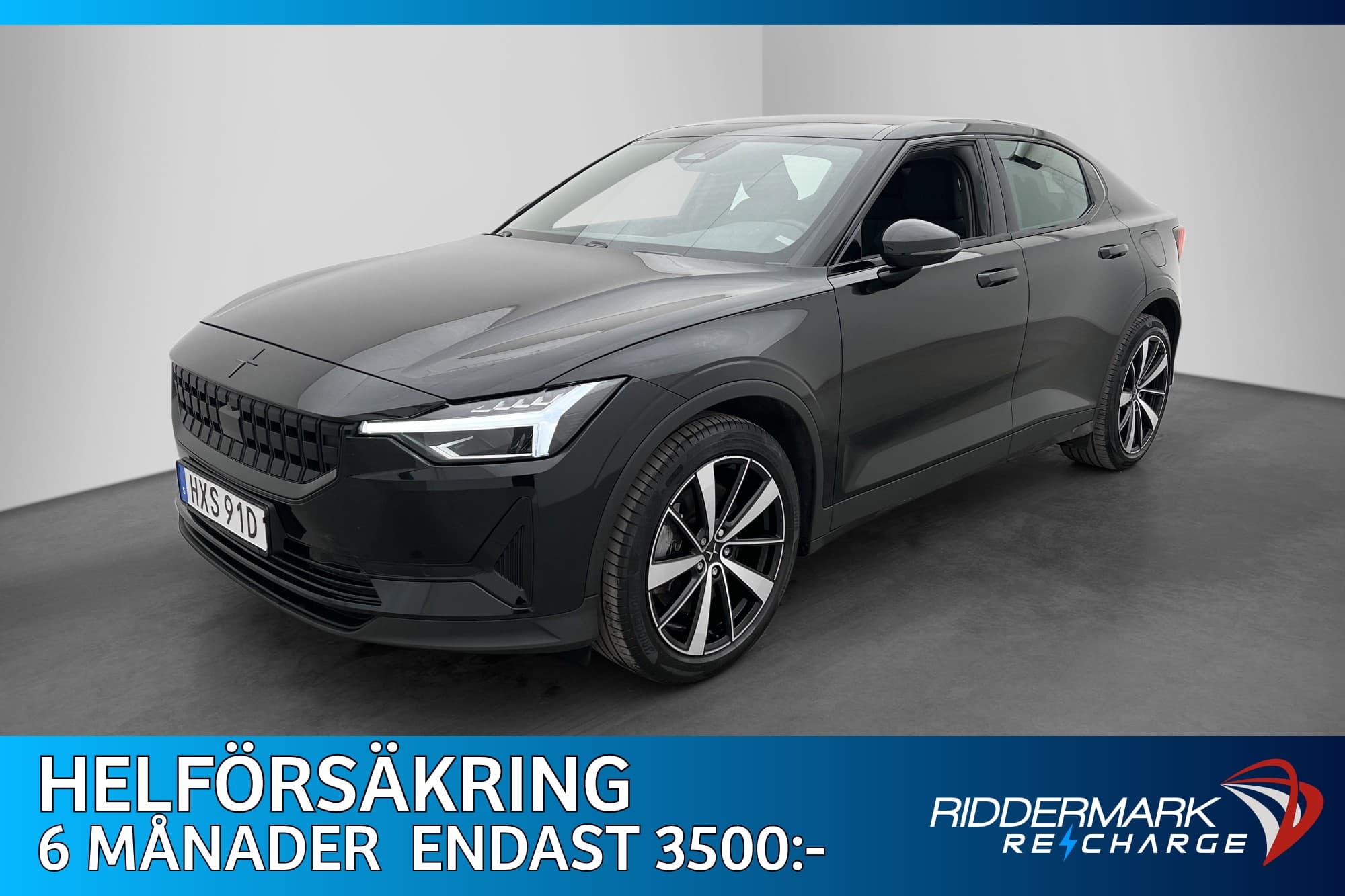 Polestar 2 Long Range Dual Motor Plus Värmare Pano H/K Drag