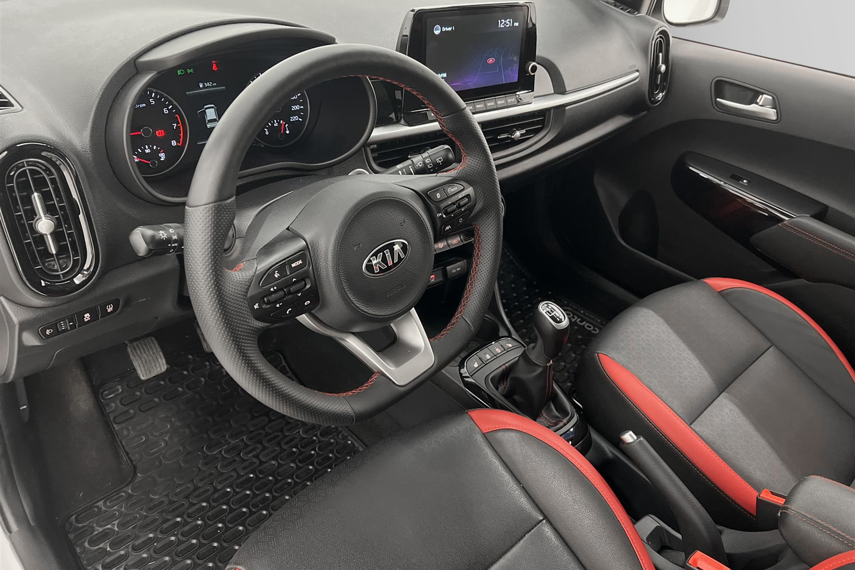 Kia Picanto 1.0 100hk GT-line Skinn B-kam GPS UNIK 0,45l/mil