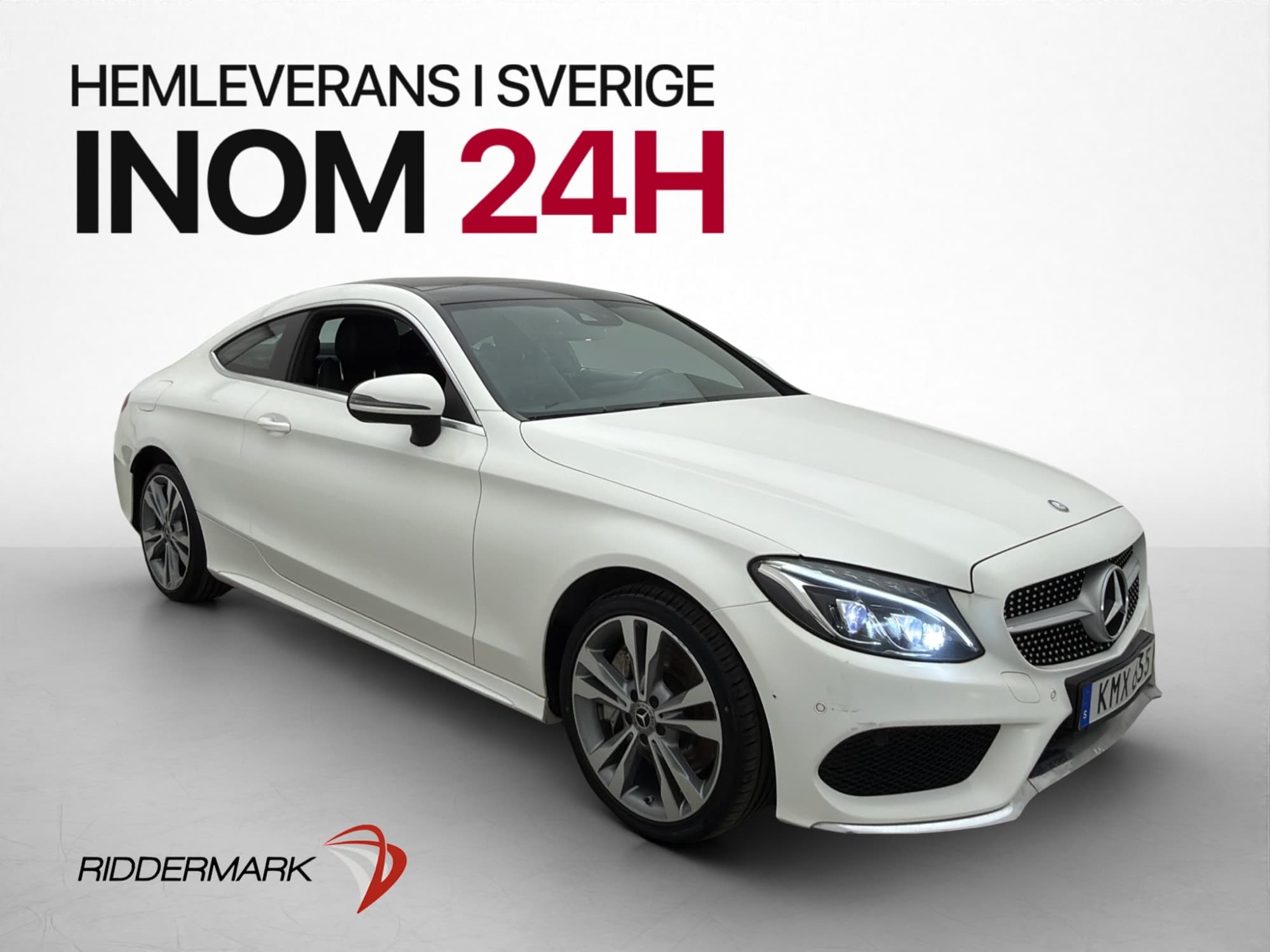 Mercedes-Benz C 250 Coupé AMG Line Pano Kamera HuD Nyservad