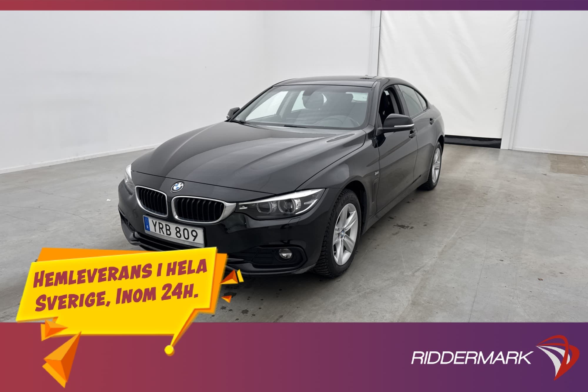 BMW 420d xDrive Gran Coupé Sport line Navi Sensorer Keyless