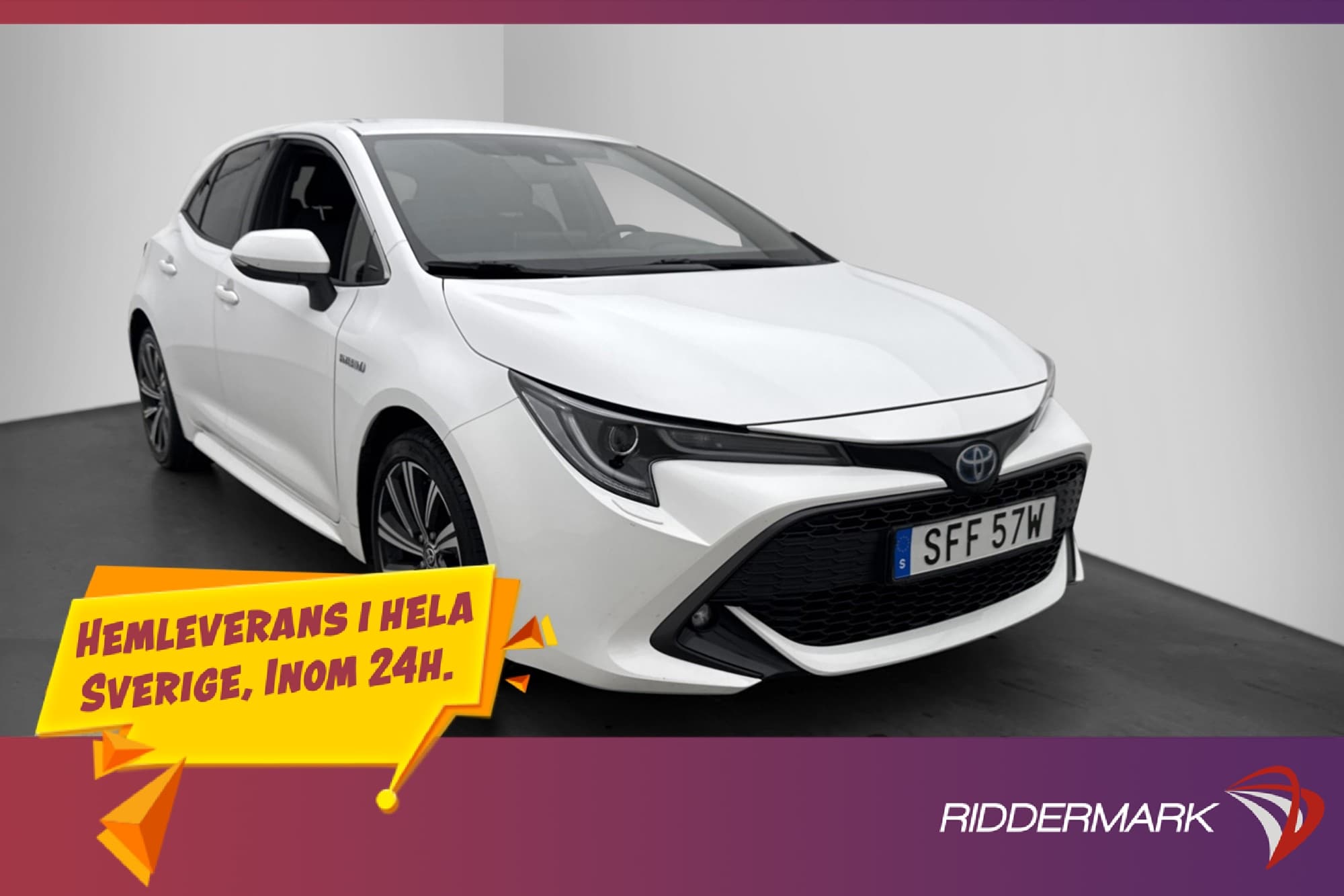 Toyota Corolla Hybrid 122hk Style Kamera Halvskinn Rattvärme