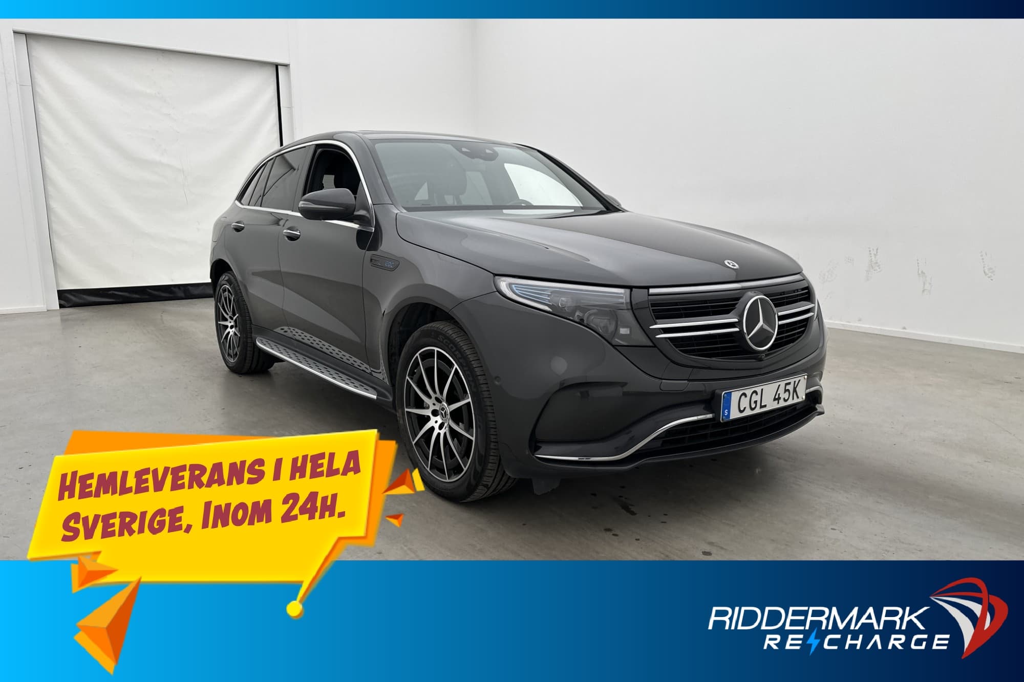 Mercedes-Benz EQC 400 4M AMG Taklucka Värm Burm Drag Head Up