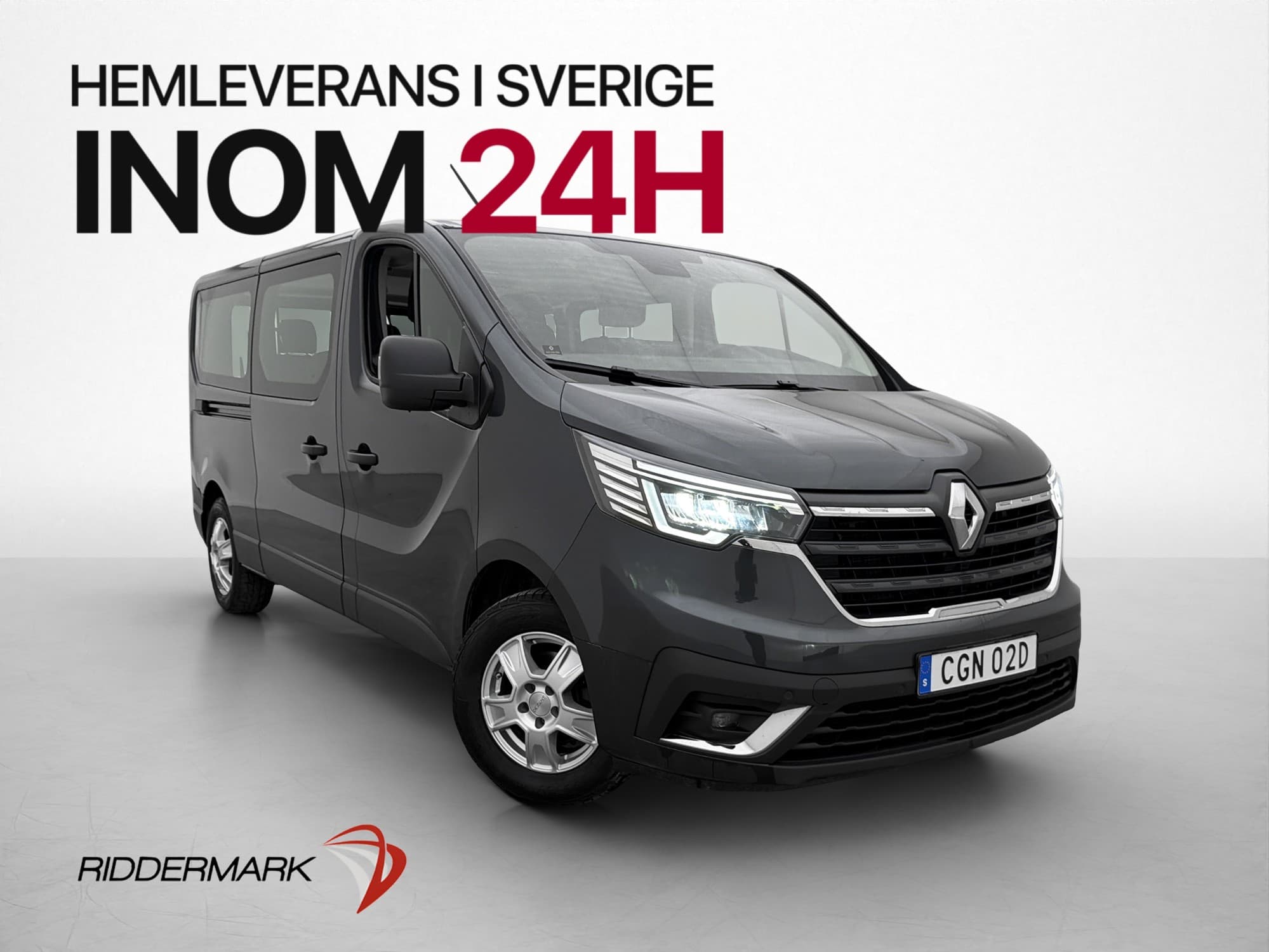 Renault trafic Kombi Lång Drag 9-Sits B-Kamera CARPLAY Moms