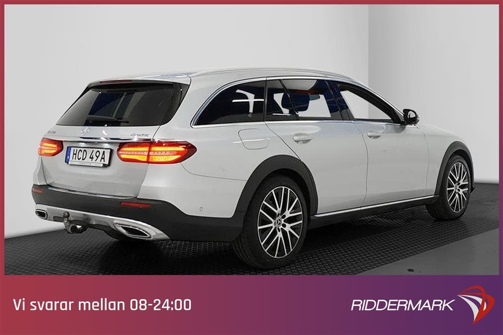 Mercedes-Benz E 220 d 4M All-T D-värm Burmester 360° Skinnexteriör