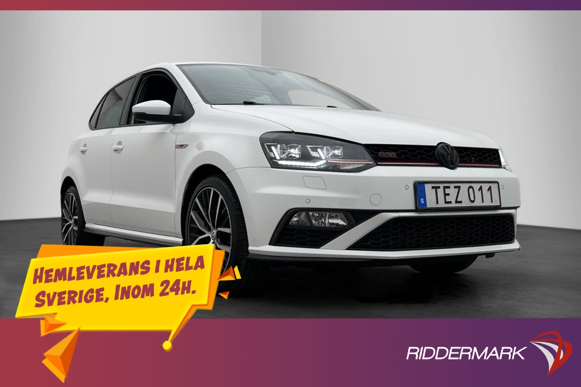 Volkswagen Polo GTI 192hk Sportstolar P-Sensorer Bluetooth