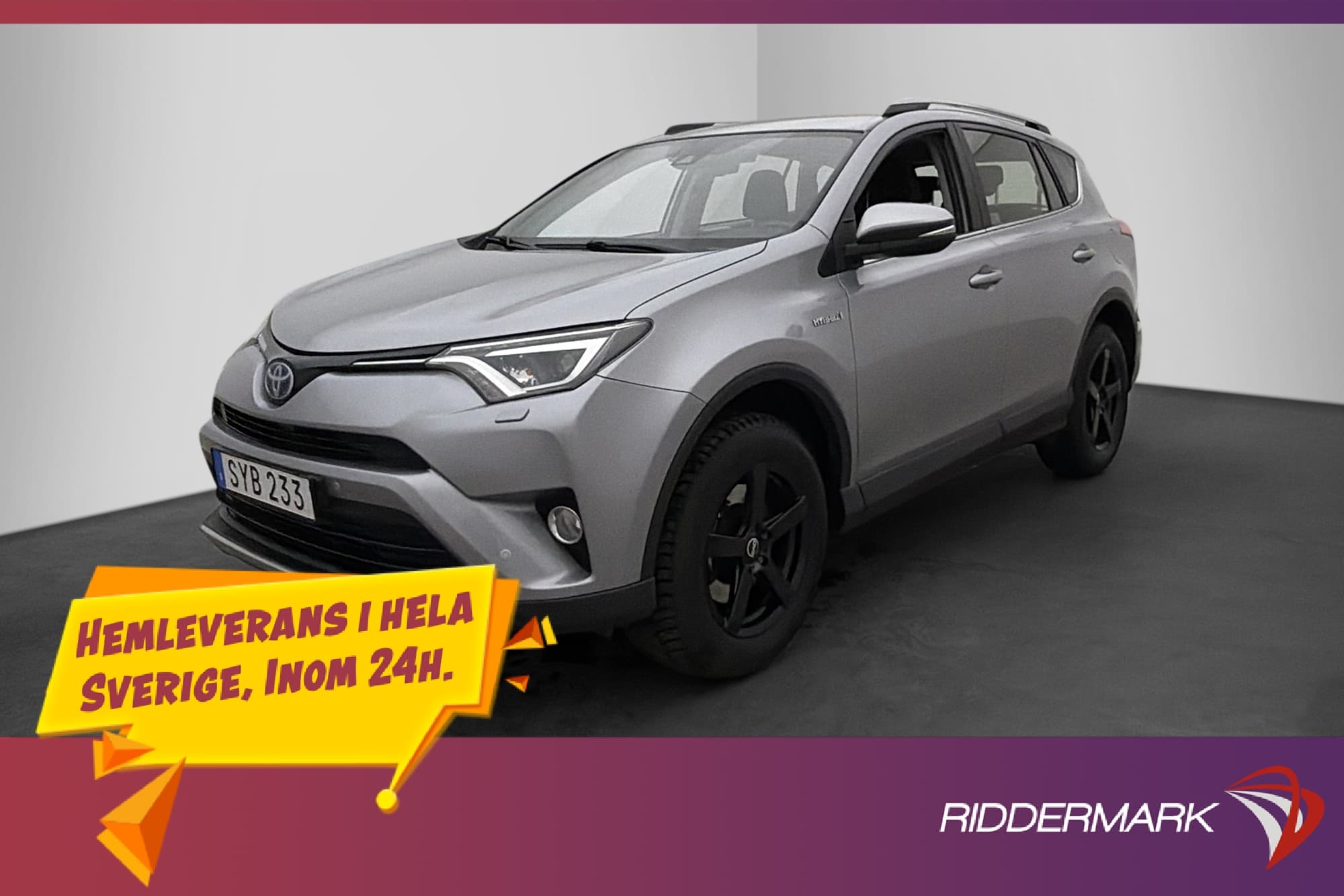 Toyota RAV4 Hybrid AWD Active Dragkrok Kamera Rattvärme