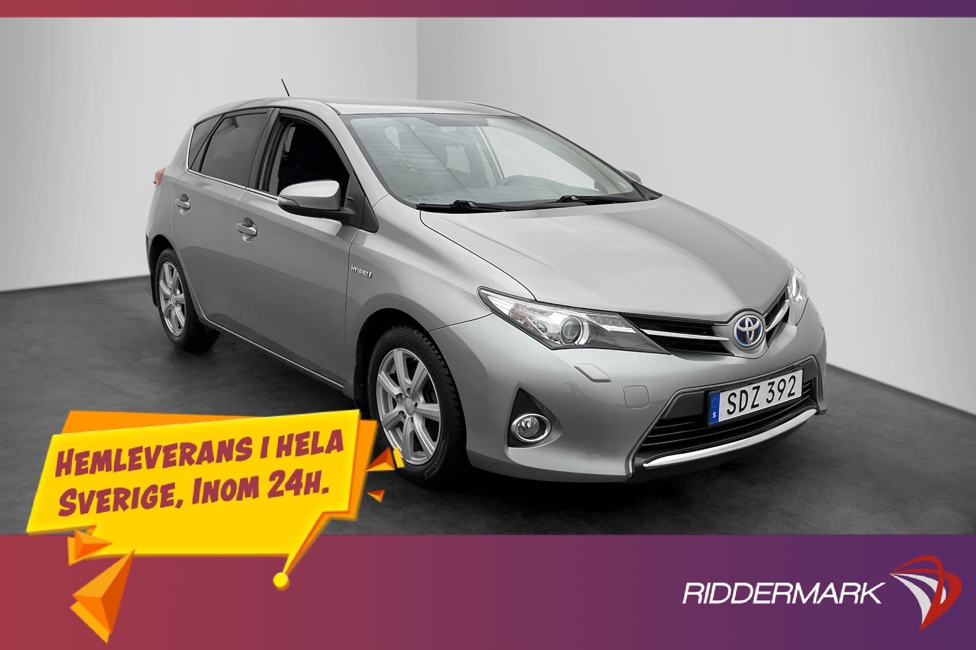 Toyota Auris Hybrid e-CVT Edition Feel Värmare Kamera 1 Bruk